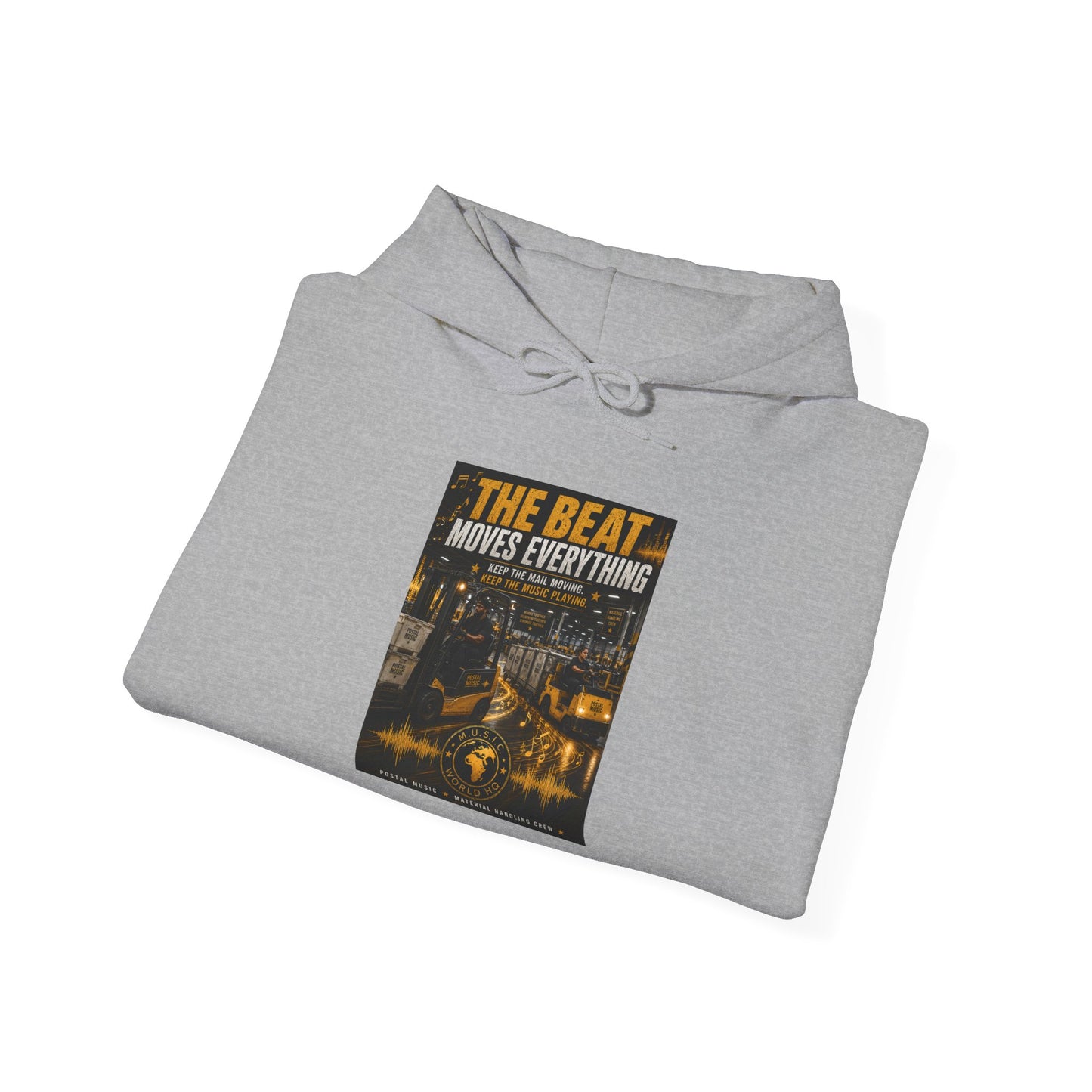 The Beat Moves Everything — Men's Hoodie | Postal Music