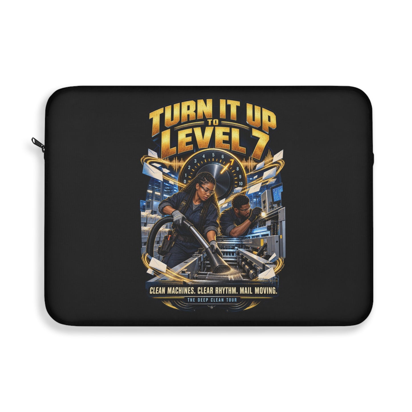 Postal Music - Turn It Up to Level 7 - Laptop Sleeve