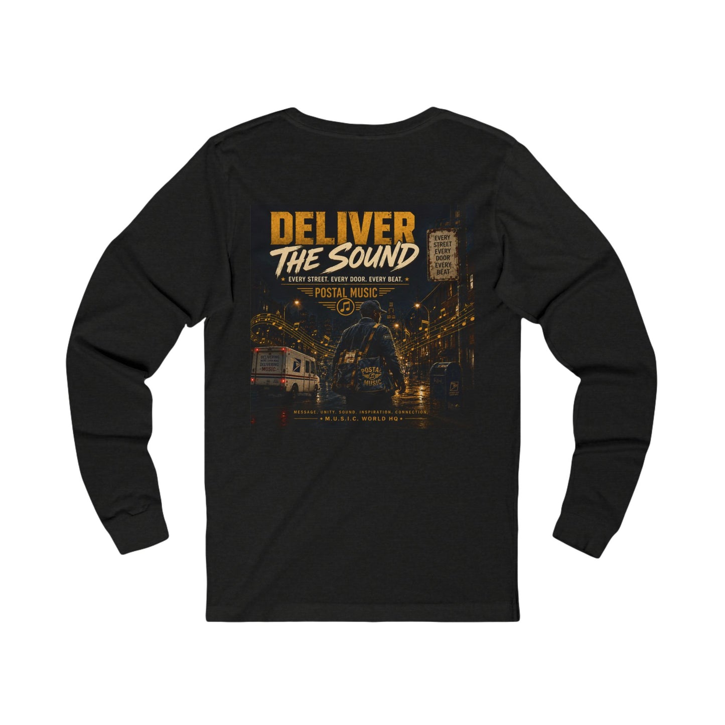 Postal Music — Deliver the Sound — Long-Sleeve T-Shirt