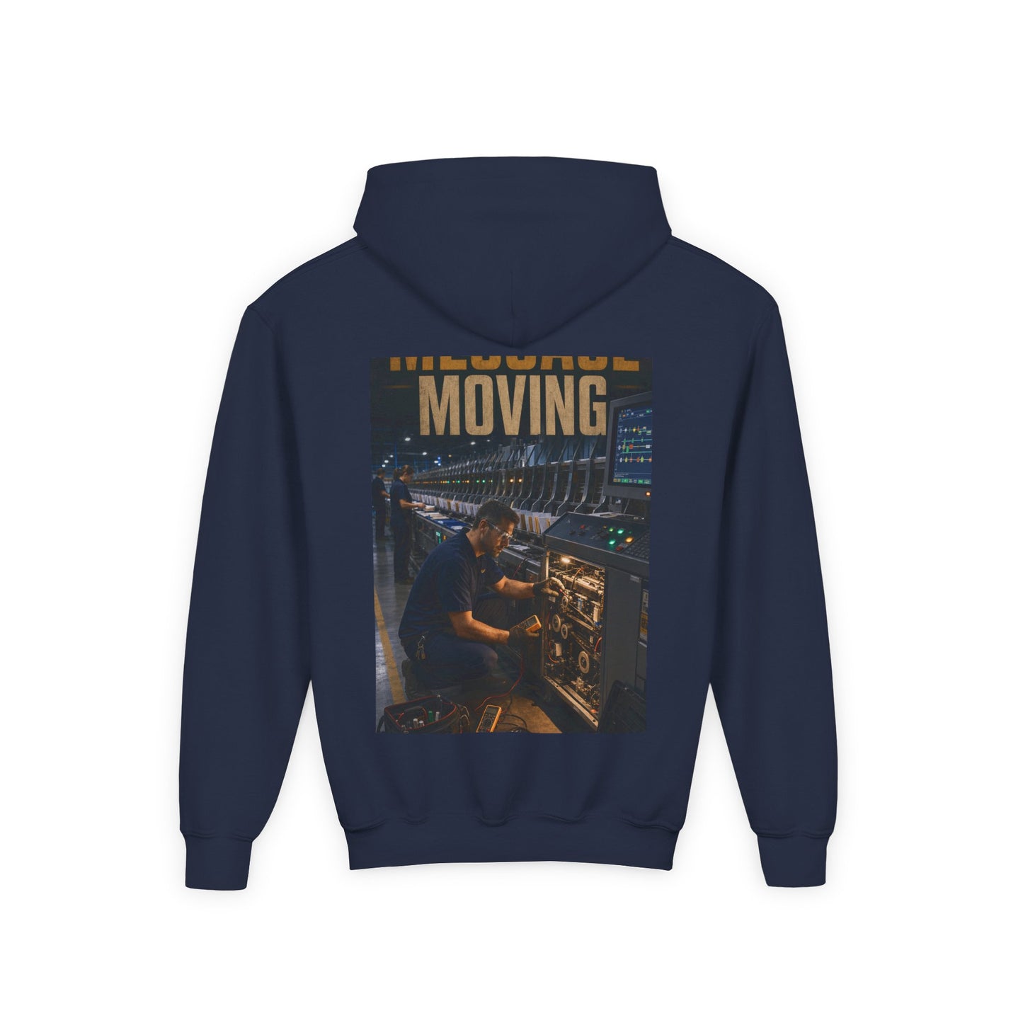 Postal Music — Keep the Message Moving — Youth Hoodie