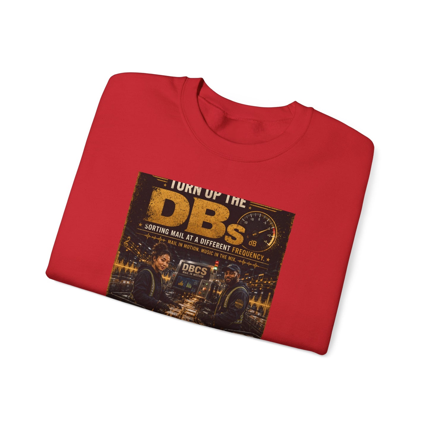 Turn Up the DBs — Men's Crewneck Sweatshirt (Jogger Set Top)