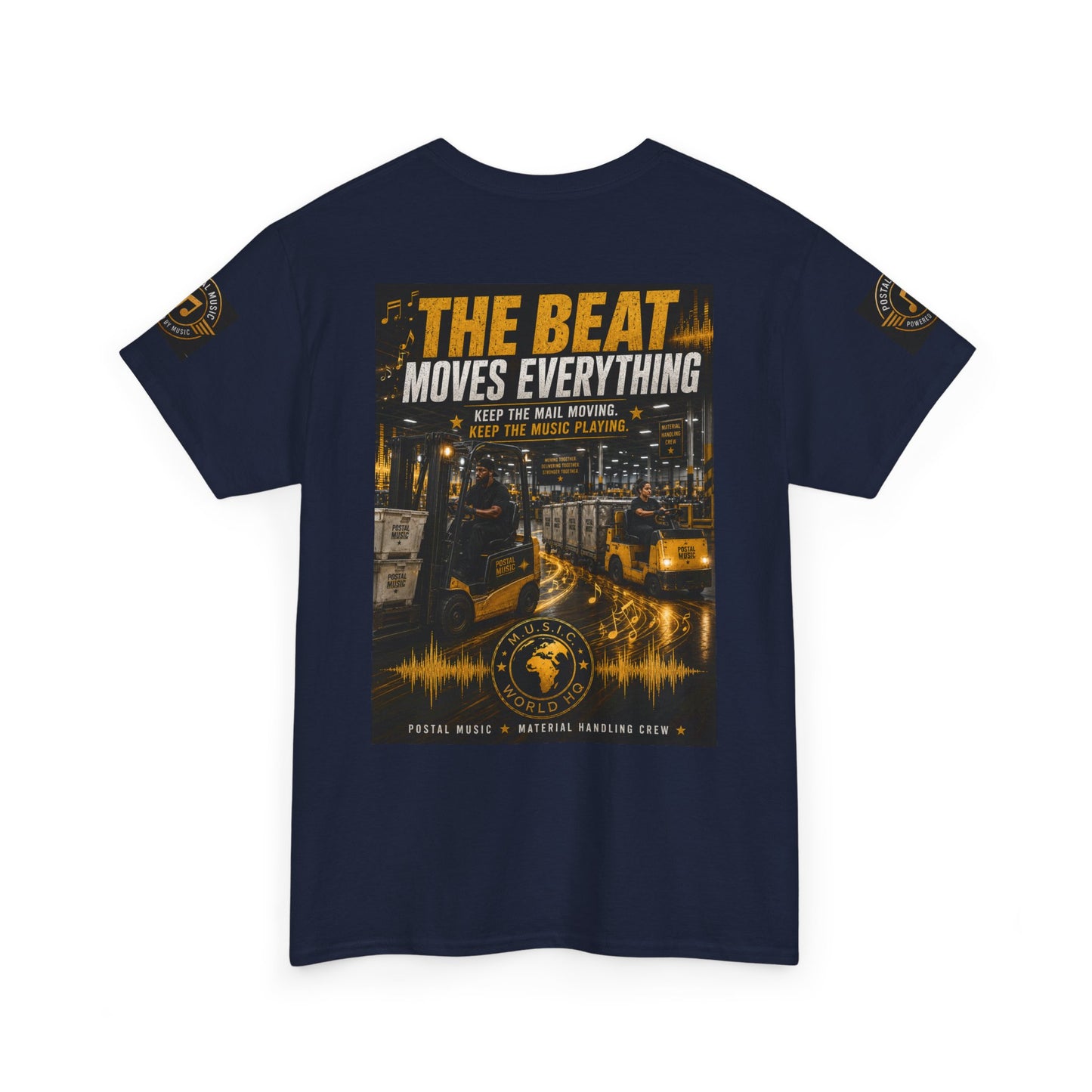 The Beat Moves Everything — Men's T-Shirt | Postal Music