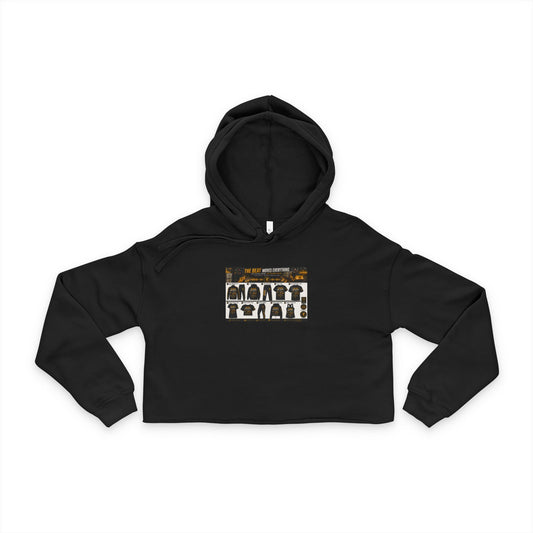 The Beat Moves Everything — Women's Cropped Hoodie | Postal Music