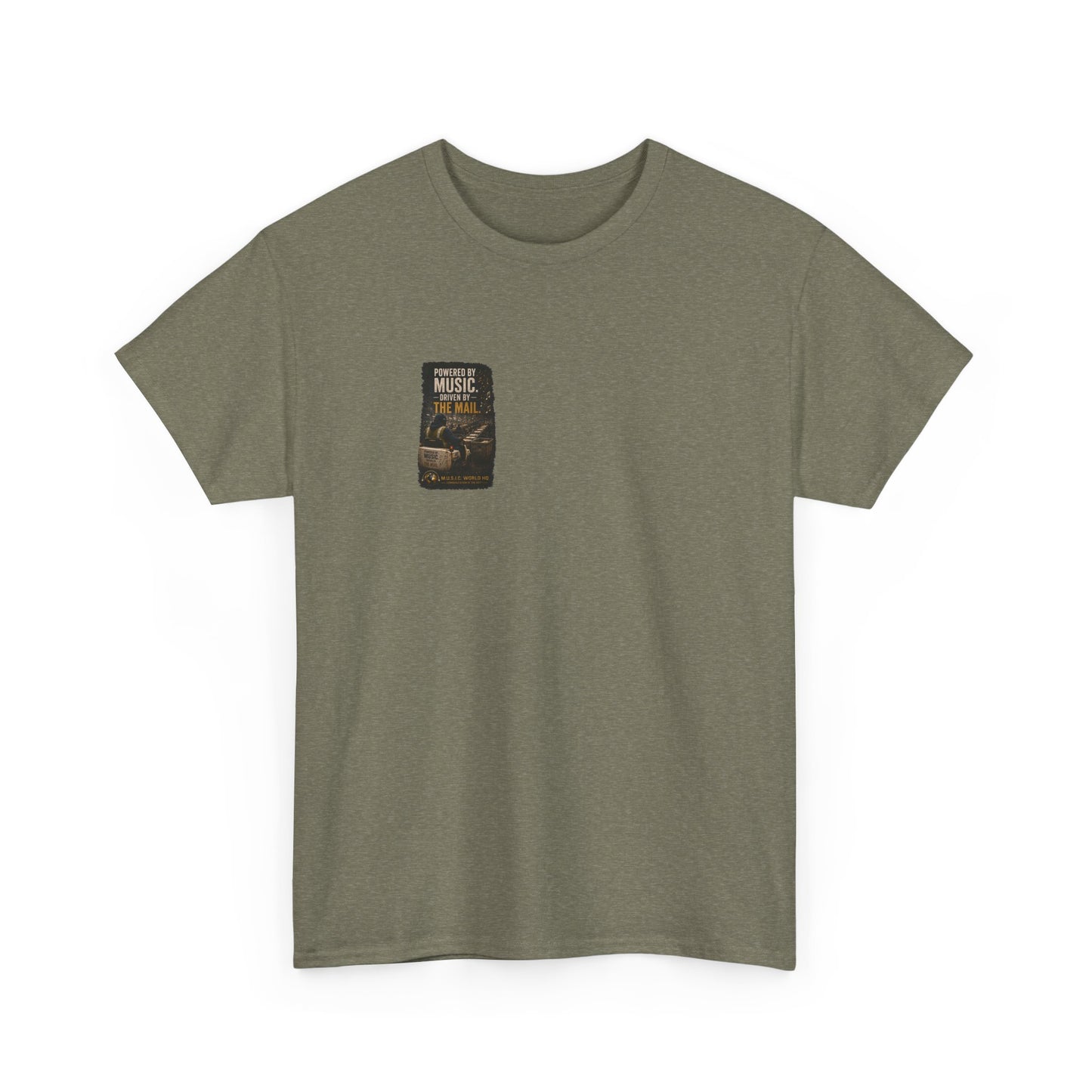 Postal Music - Powered by Music Premium T-Shirt - Colorways C