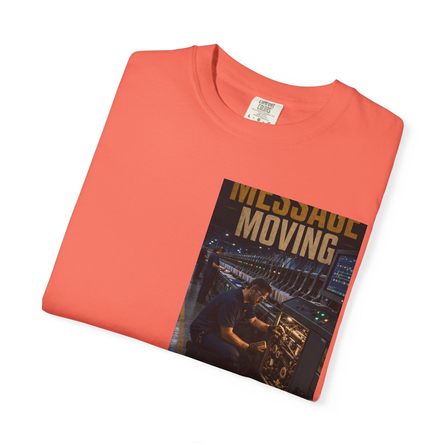 Postal Music — Keep the Message Moving — Garment-Dyed T-Shirt