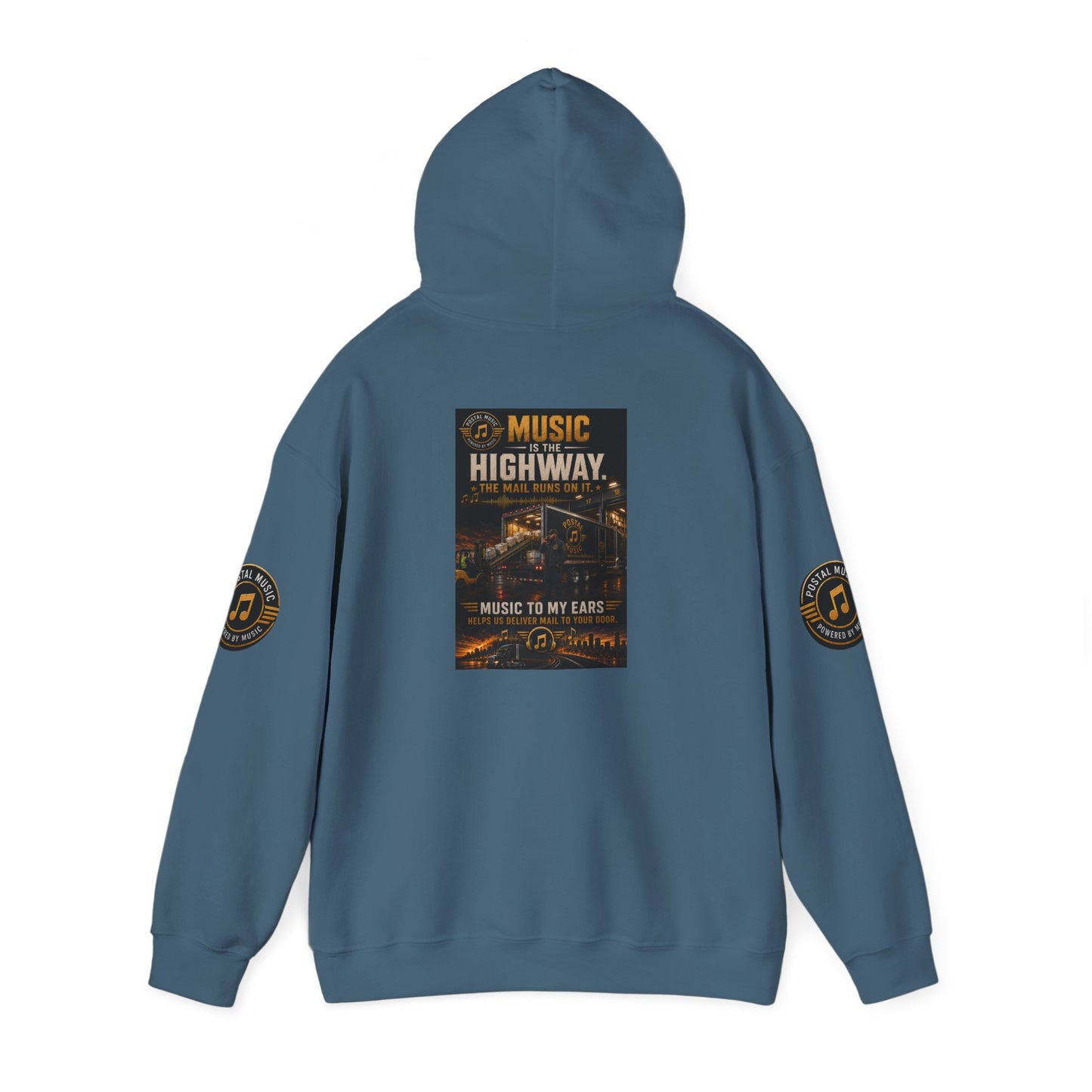Postal Music — Music Is the Highway — Core Pullover Hoodie