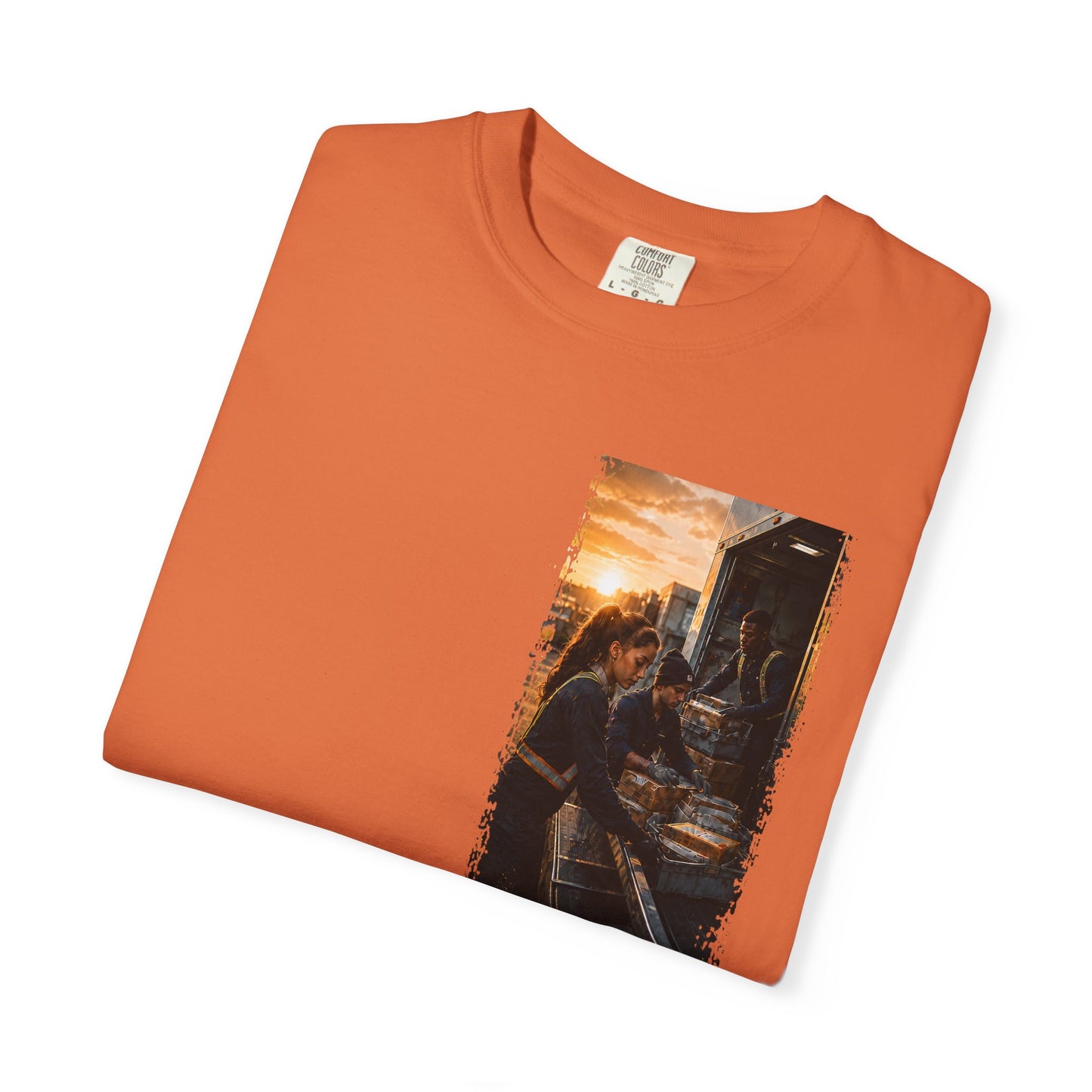 Postal Music — The Next Tour Garment-Dyed T-Shirt — Color Group 1 of 4