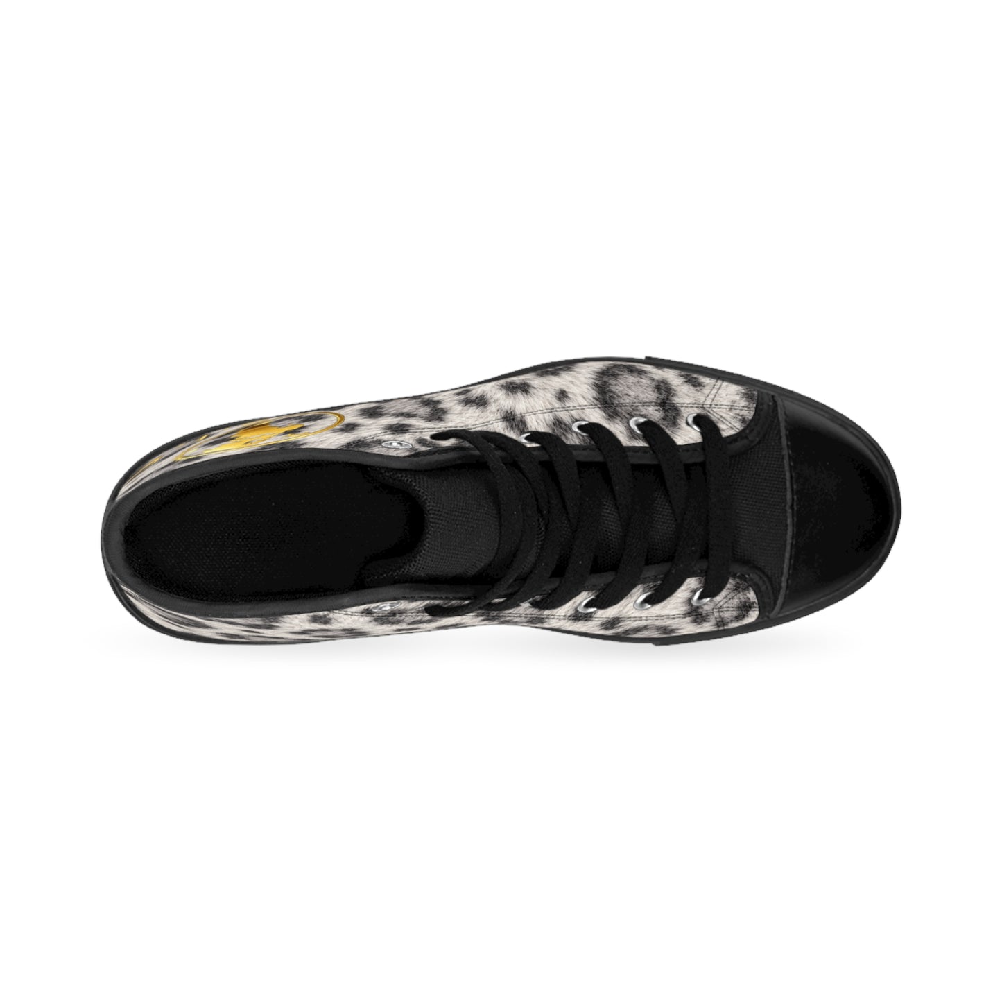 Wild by Design™ — Snow Leopard Print High-Top Sneakers | Big Cat Dynasty