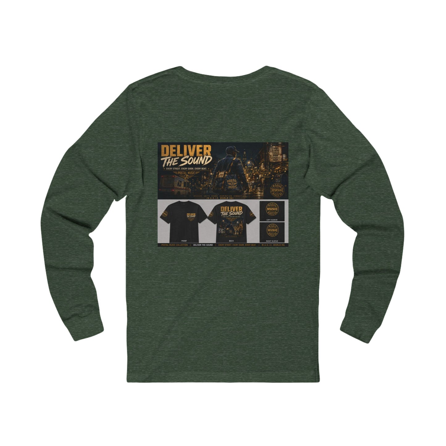 Postal Music — Deliver the Sound — Long-Sleeve T-Shirt