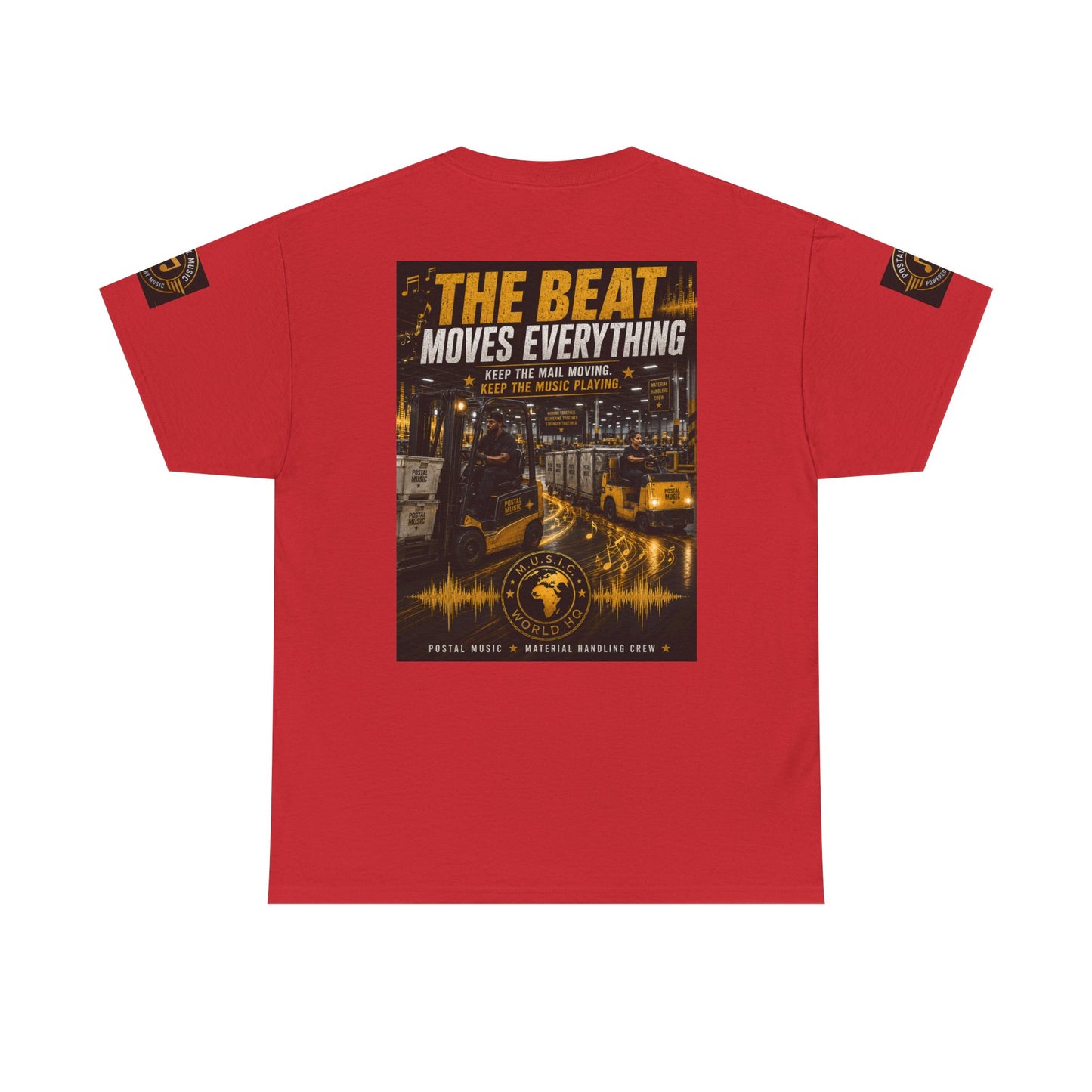 The Beat Moves Everything — Men's T-Shirt | Postal Music