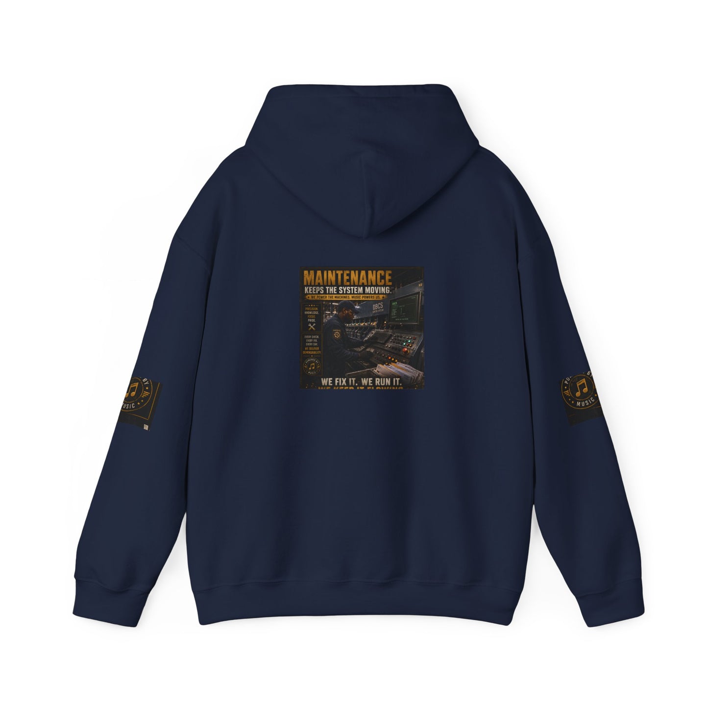 Postal Music — Maintenance Keeps the System Moving — Core Pullover Hoodie