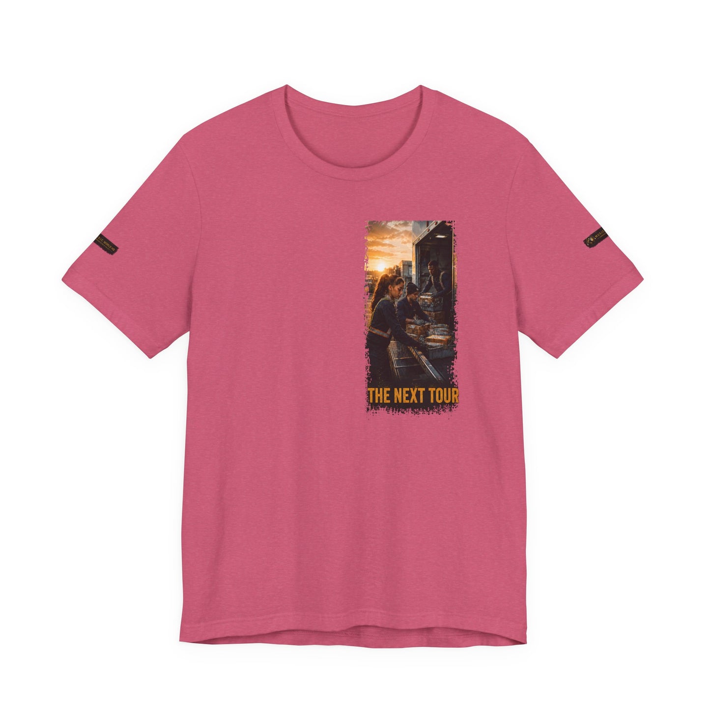 Postal Music — The Next Tour Premium Unisex T-Shirt — Color Group 6 of 11