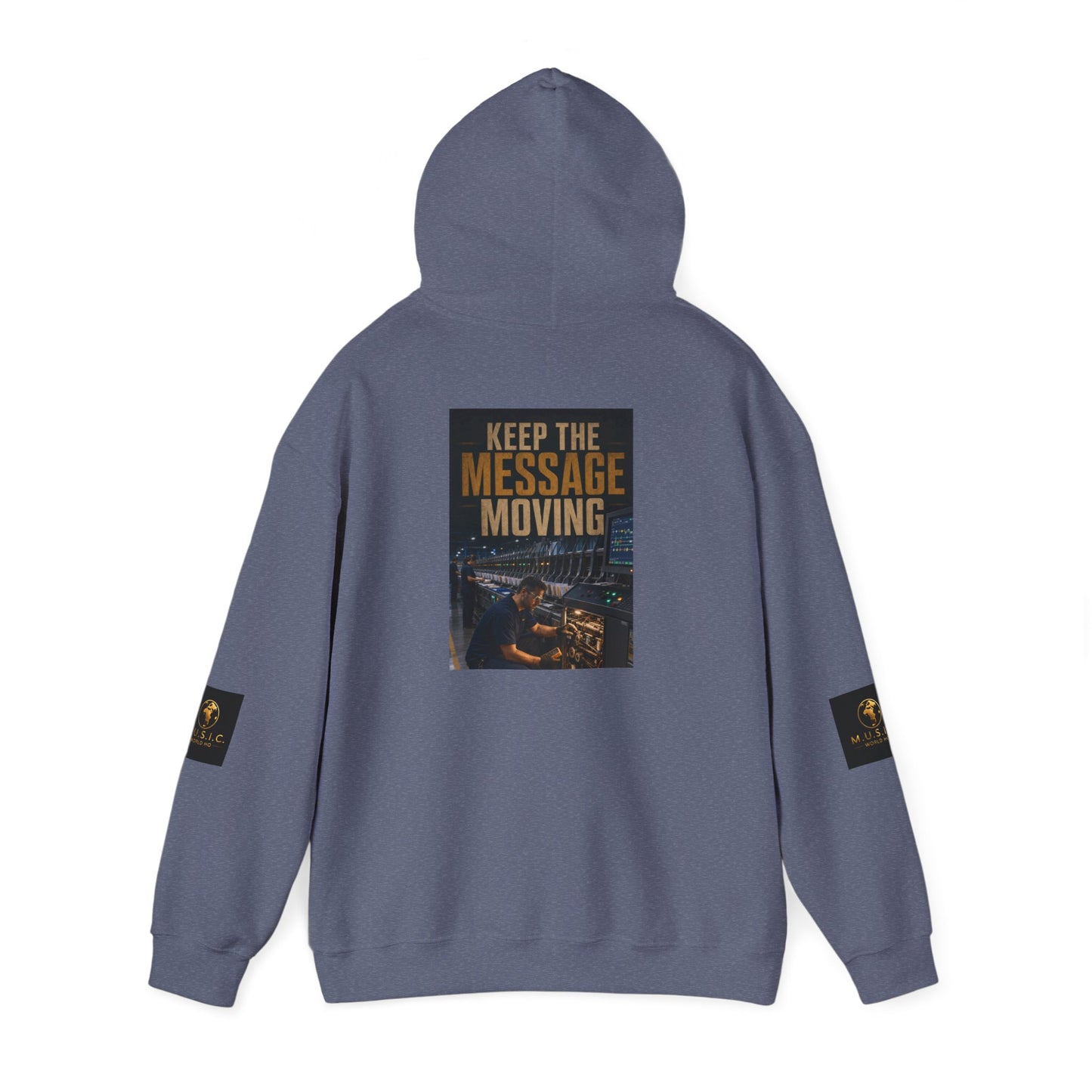 Postal Music — Keep the Message Moving — Core Pullover Hoodie