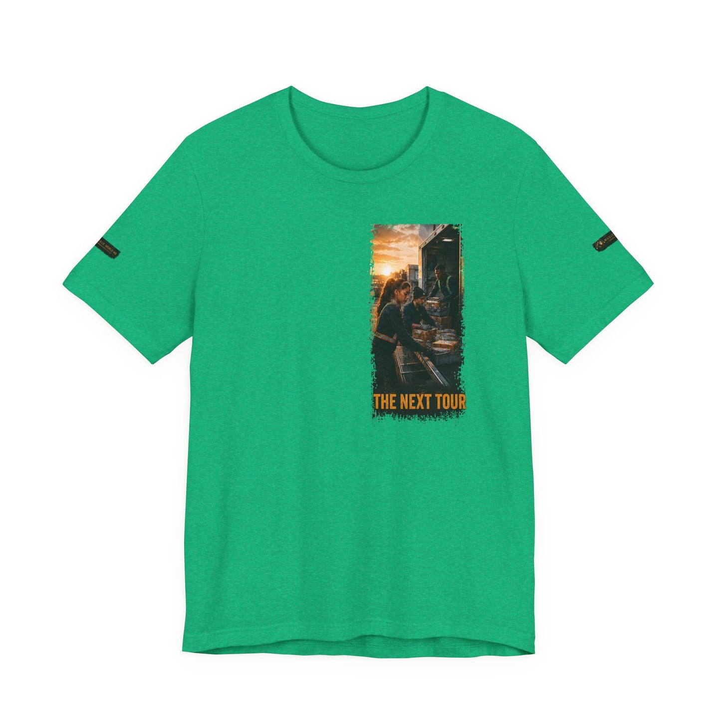 Postal Music — The Next Tour Premium Unisex T-Shirt — Color Group 4 of 11