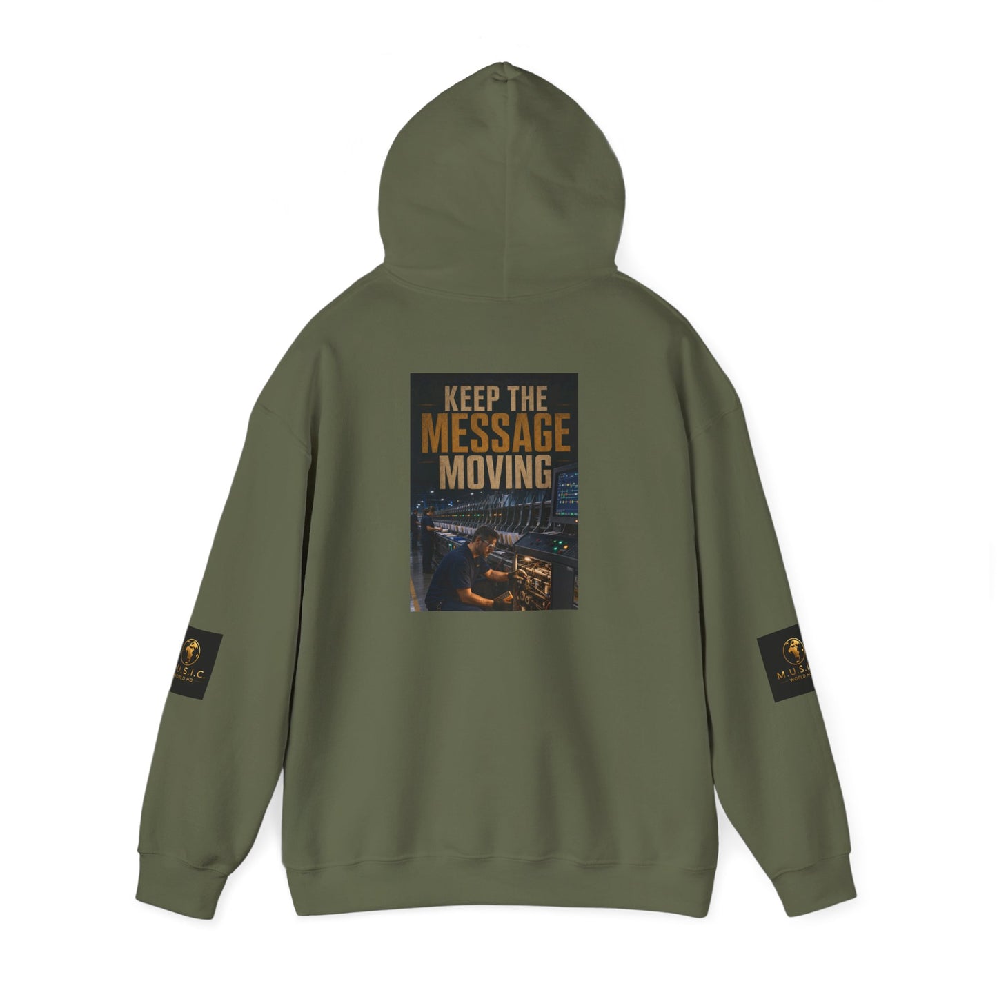 Postal Music — Keep the Message Moving — Core Pullover Hoodie