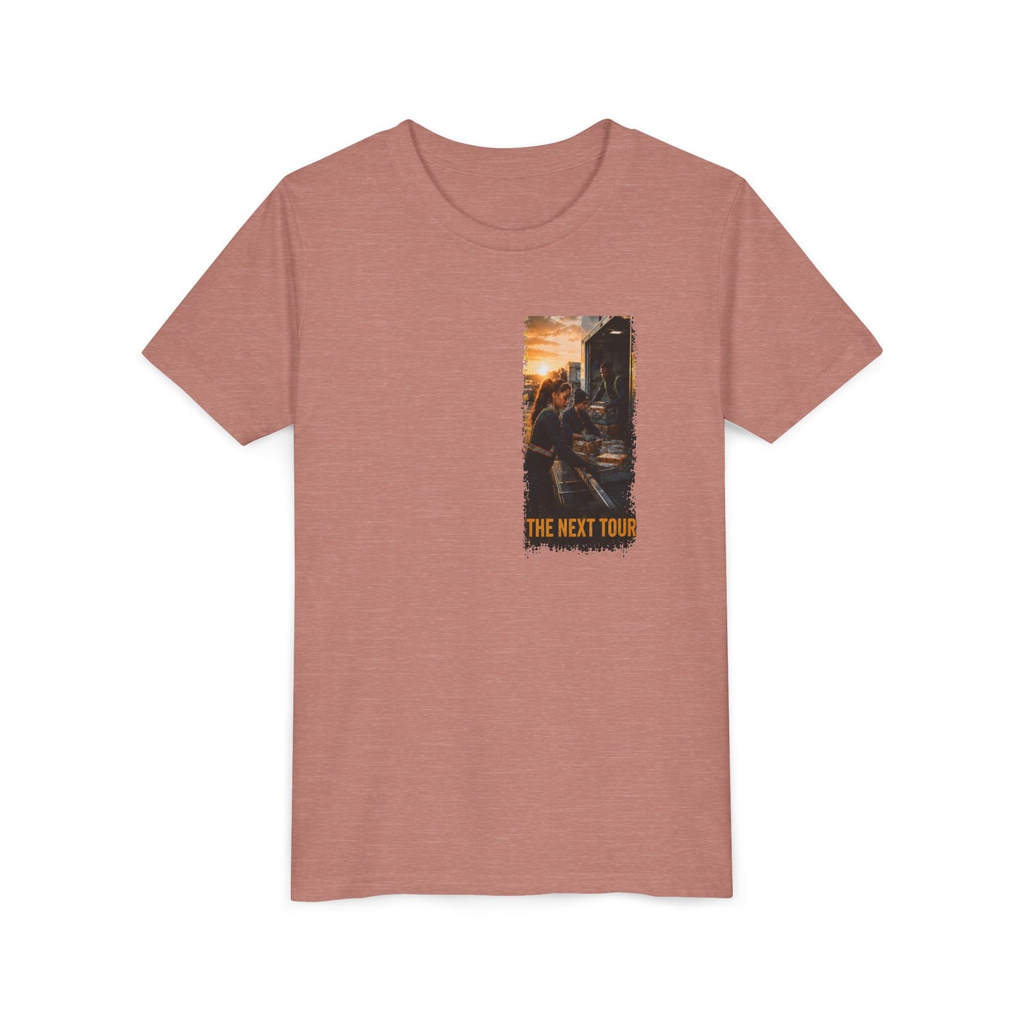 Postal Music — The Next Tour Youth T-Shirt — Color Group 1 of 2