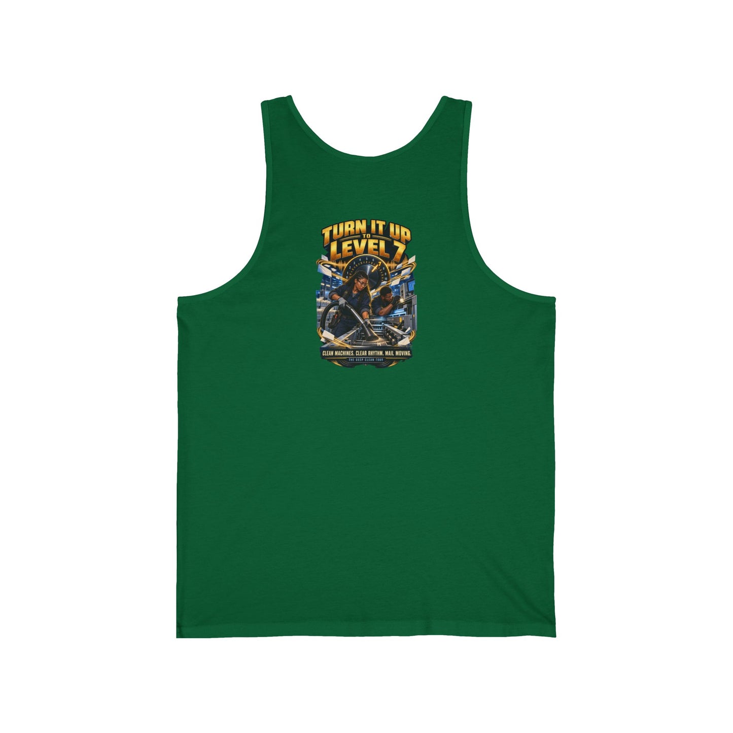 Postal Music - Turn It Up to Level 7 - Unisex Tank Top