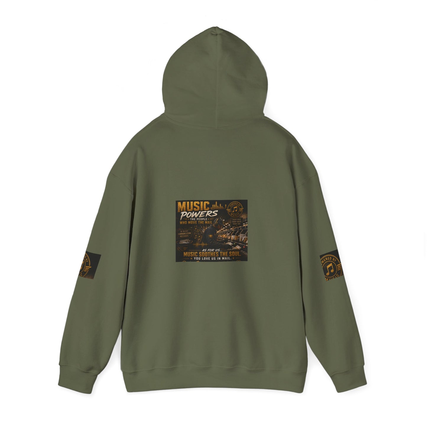 Postal Music — Music Powers the People — Core Pullover Hoodie
