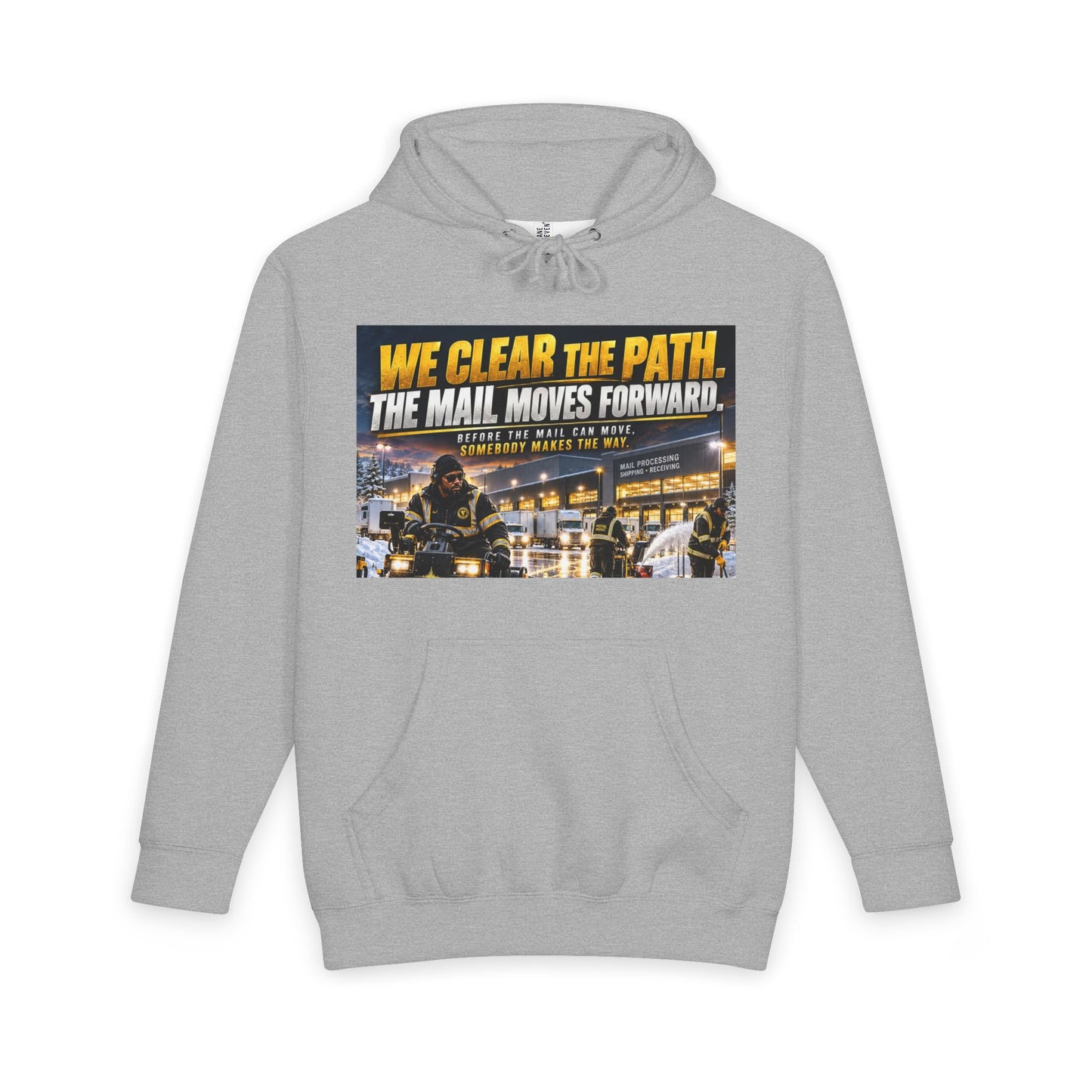 Postal Music - We Clear the Path - Men's Heavyweight Hoodie