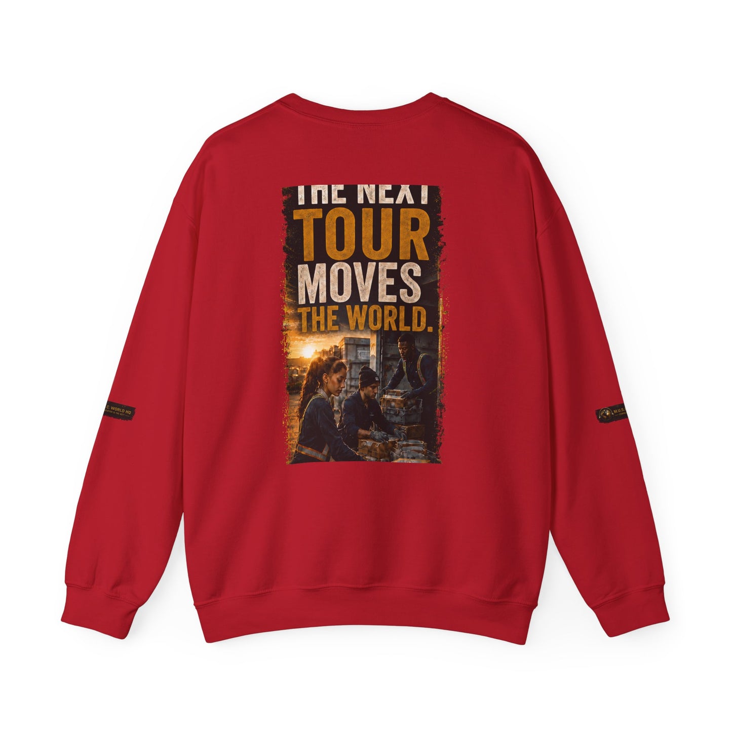 Postal Music — The Next Tour Core Crewneck Sweatshirt — Color Group 1 of 3