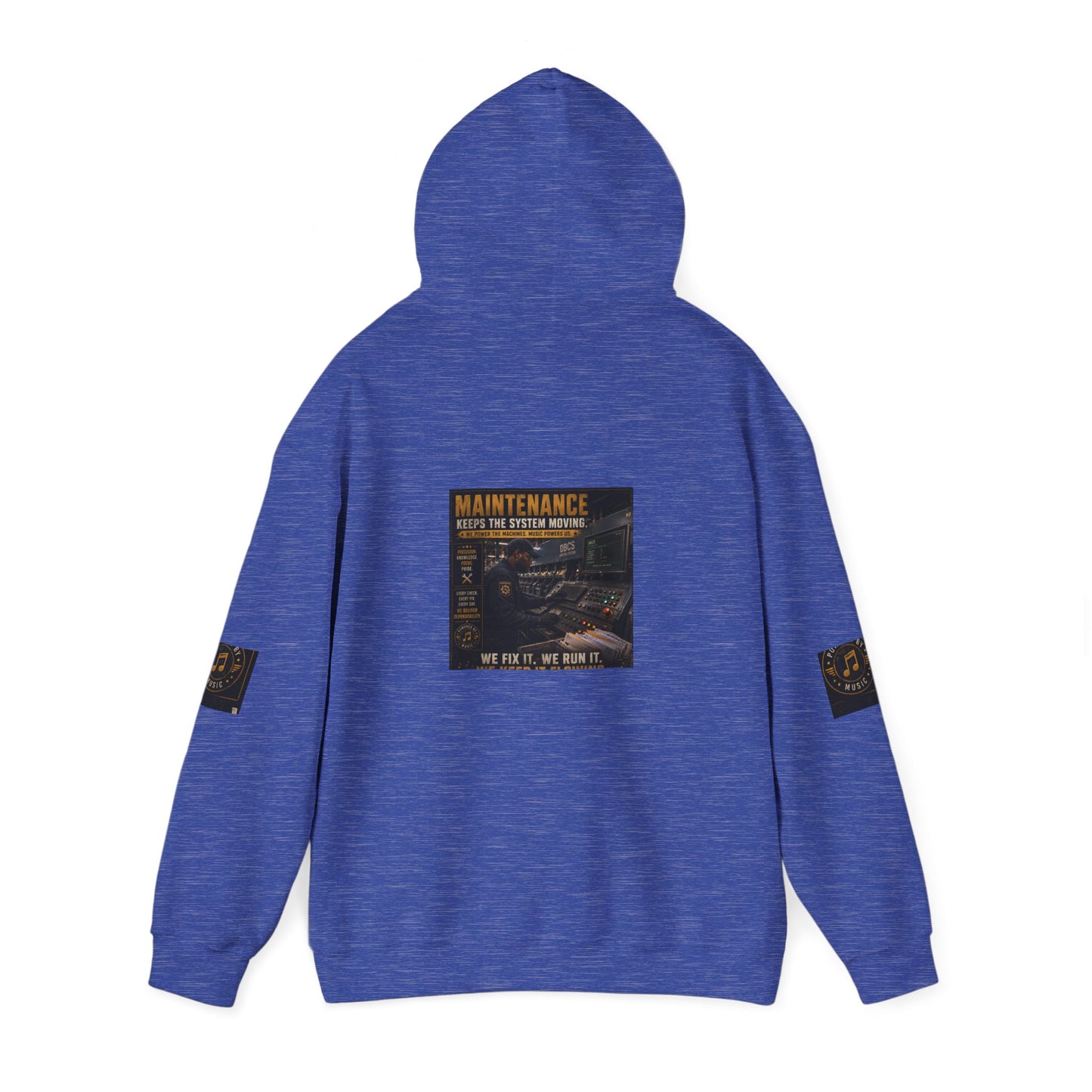Postal Music — Maintenance Keeps the System Moving — Core Pullover Hoodie