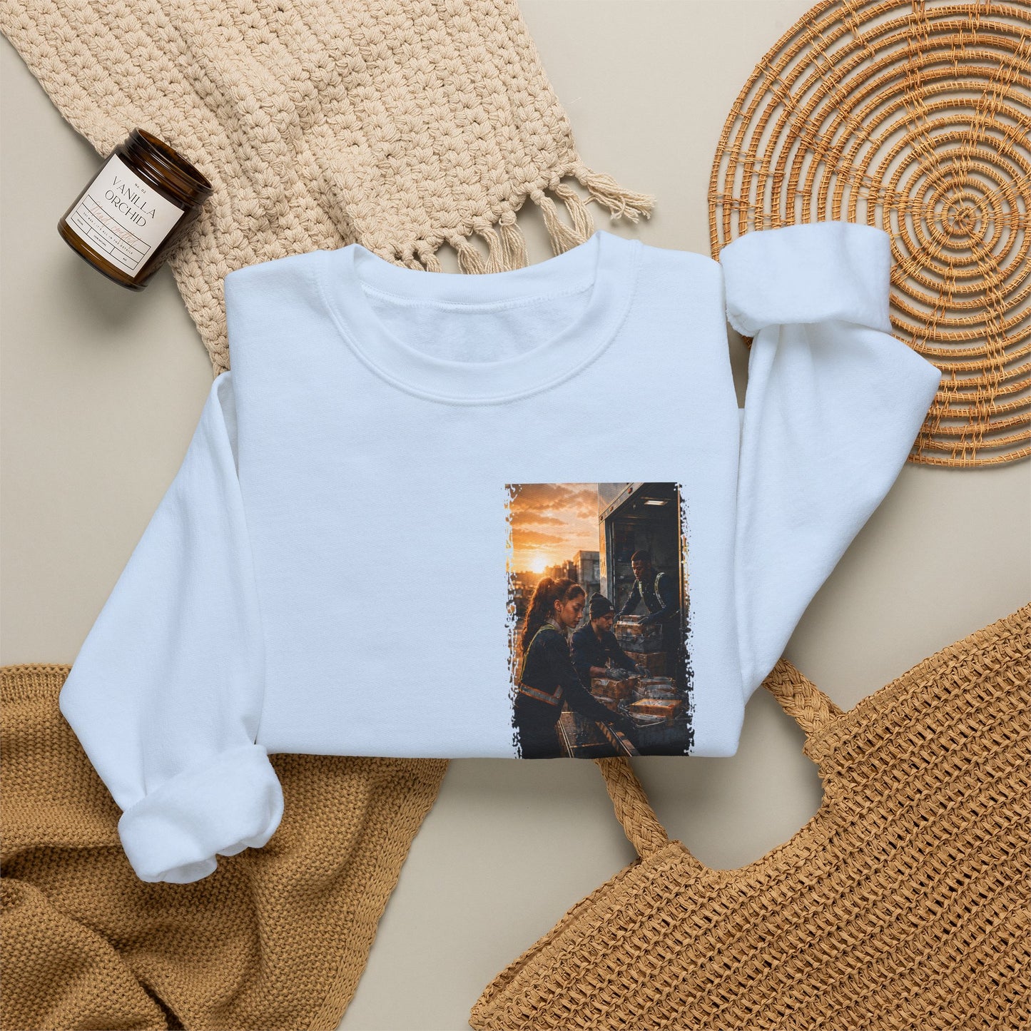 Postal Music — The Next Tour Core Crewneck Sweatshirt — Color Group 2 of 3