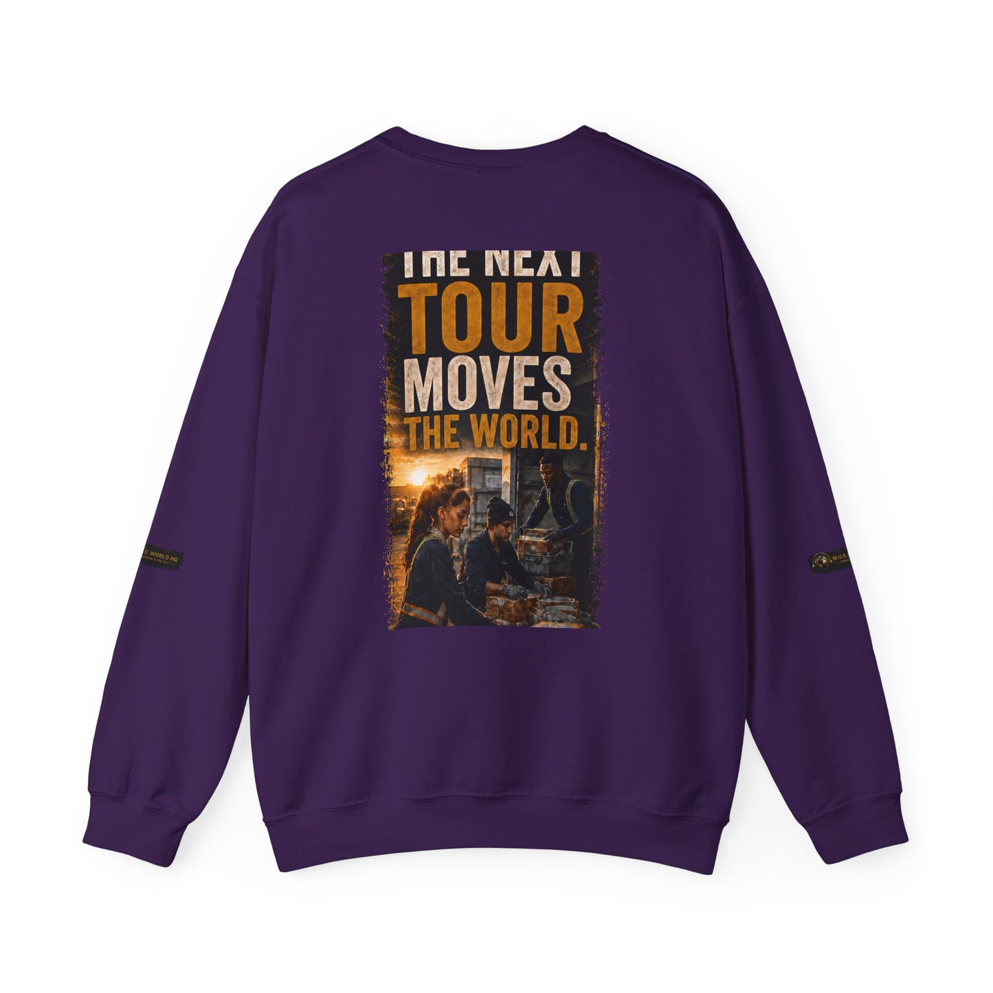 Postal Music — The Next Tour Core Crewneck Sweatshirt — Color Group 2 of 3