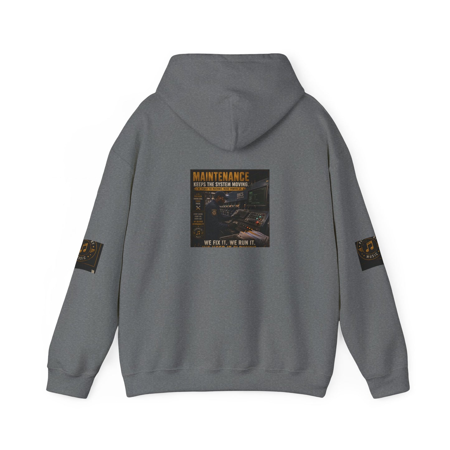 Postal Music — Maintenance Keeps the System Moving — Core Pullover Hoodie