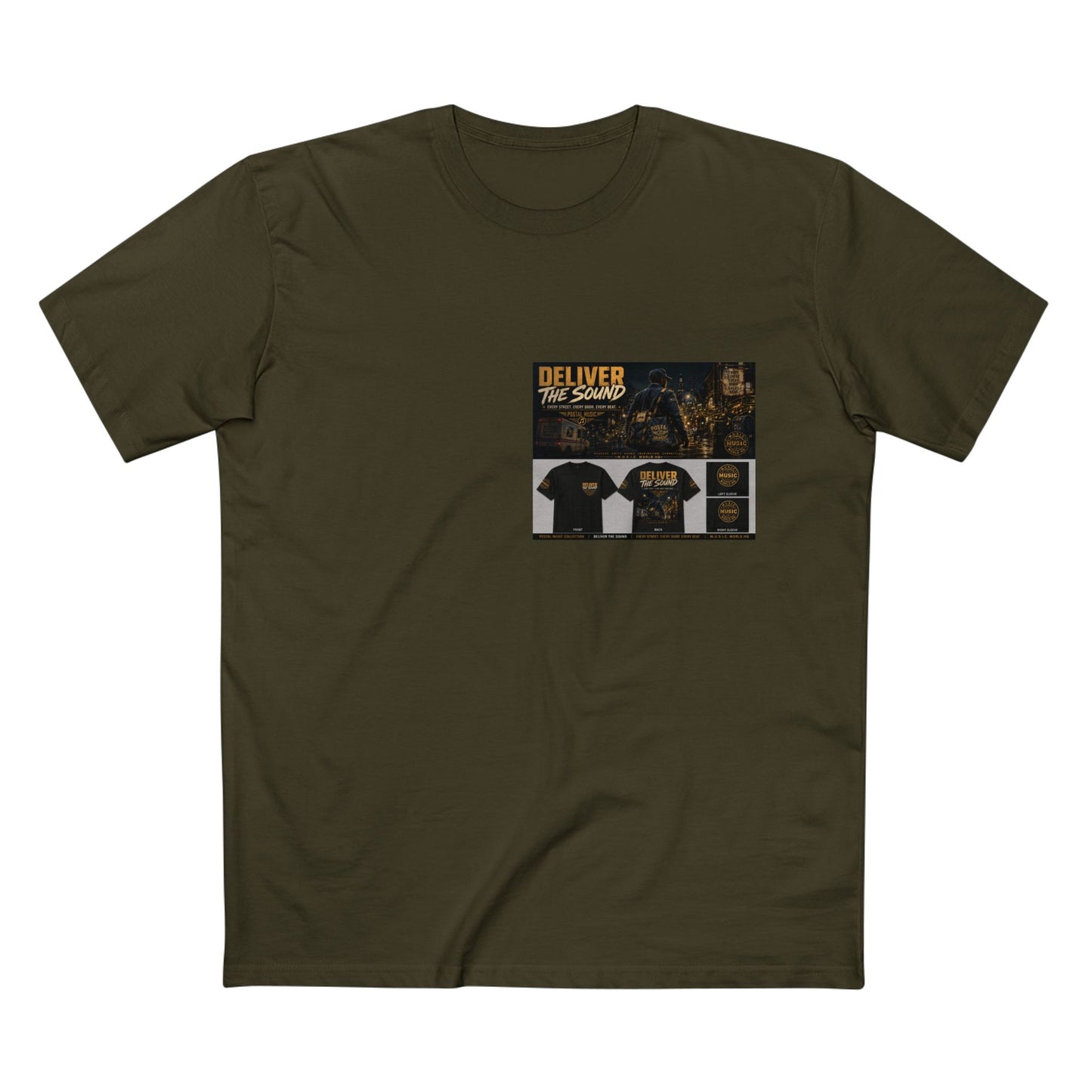 Postal Music — Deliver the Sound — Streetwear T-Shirt