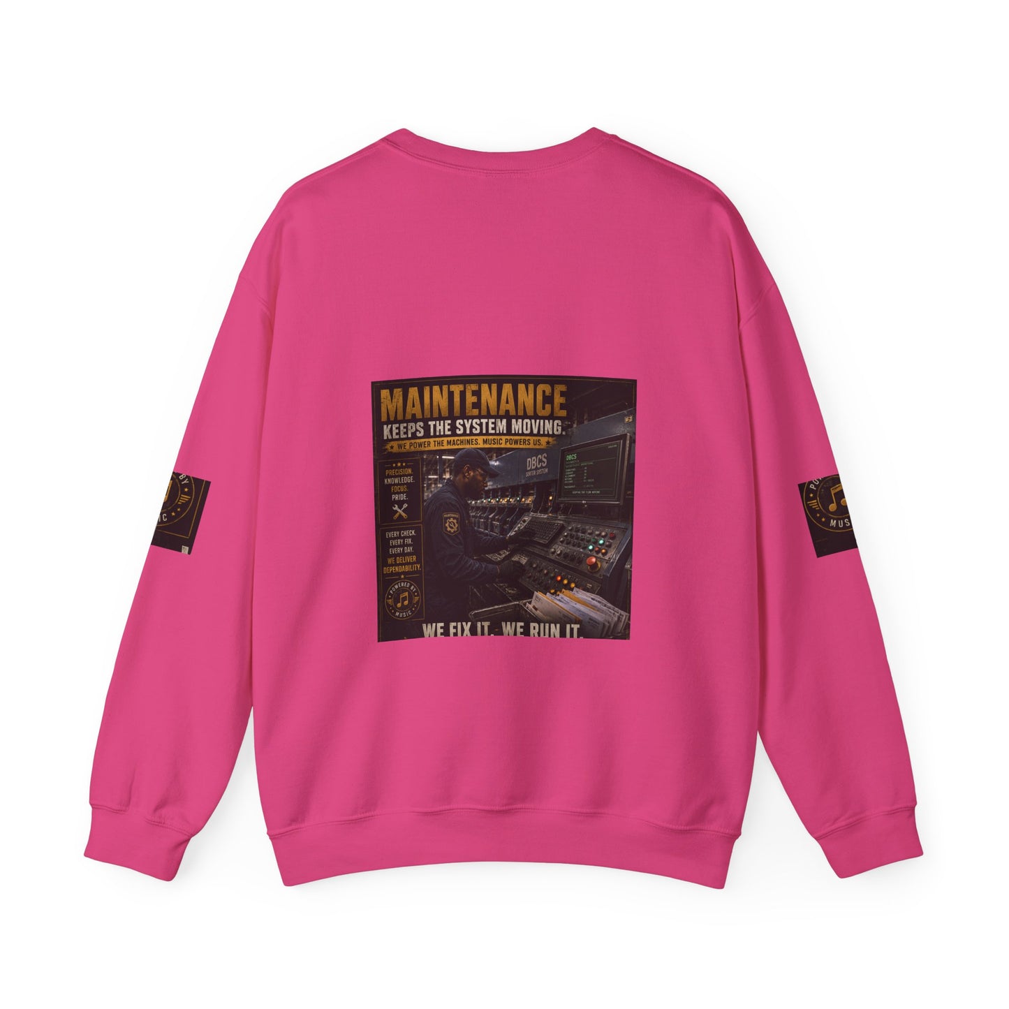 Postal Music — Maintenance Keeps the System Moving — Core Crewneck Sweatshirt