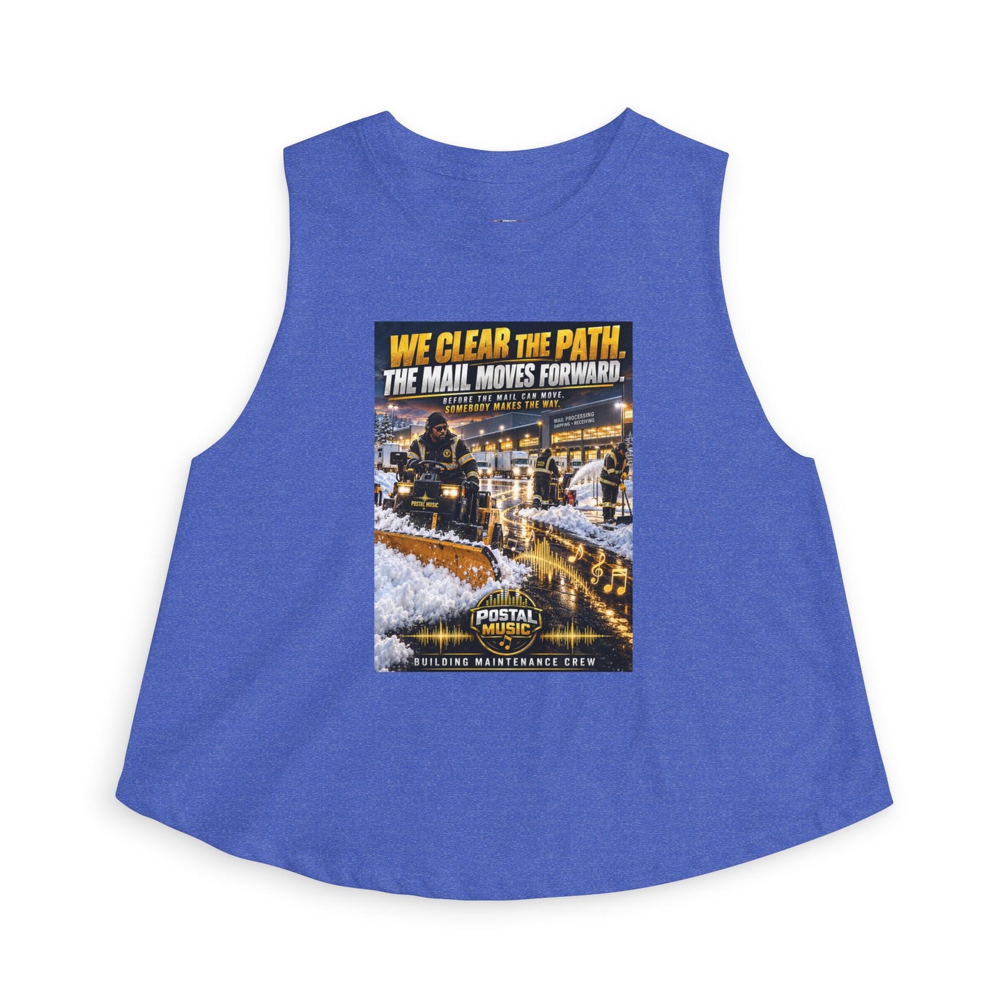 Postal Music - We Clear the Path - Women's Cropped T-Shirt