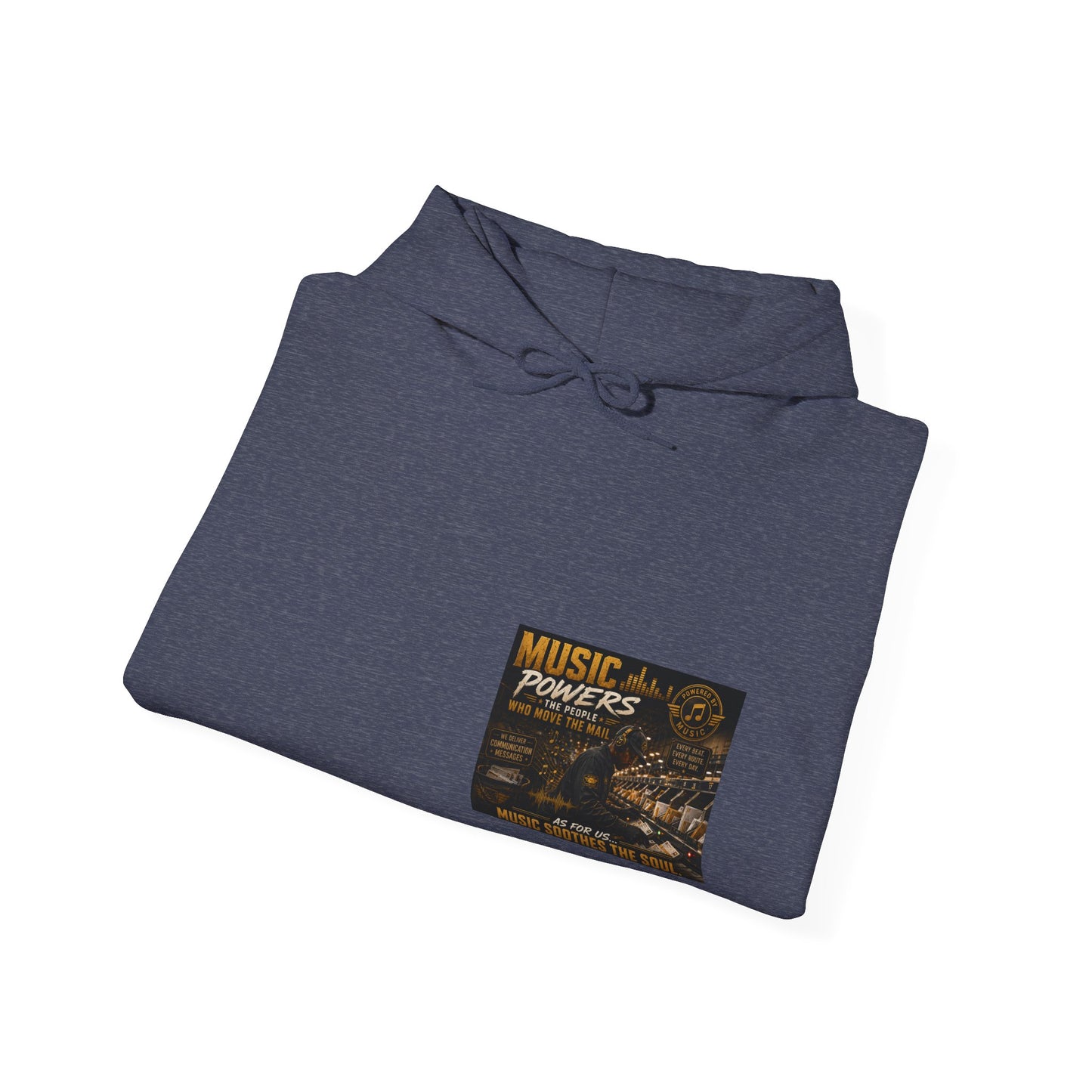 Postal Music — Music Powers the People — Core Pullover Hoodie