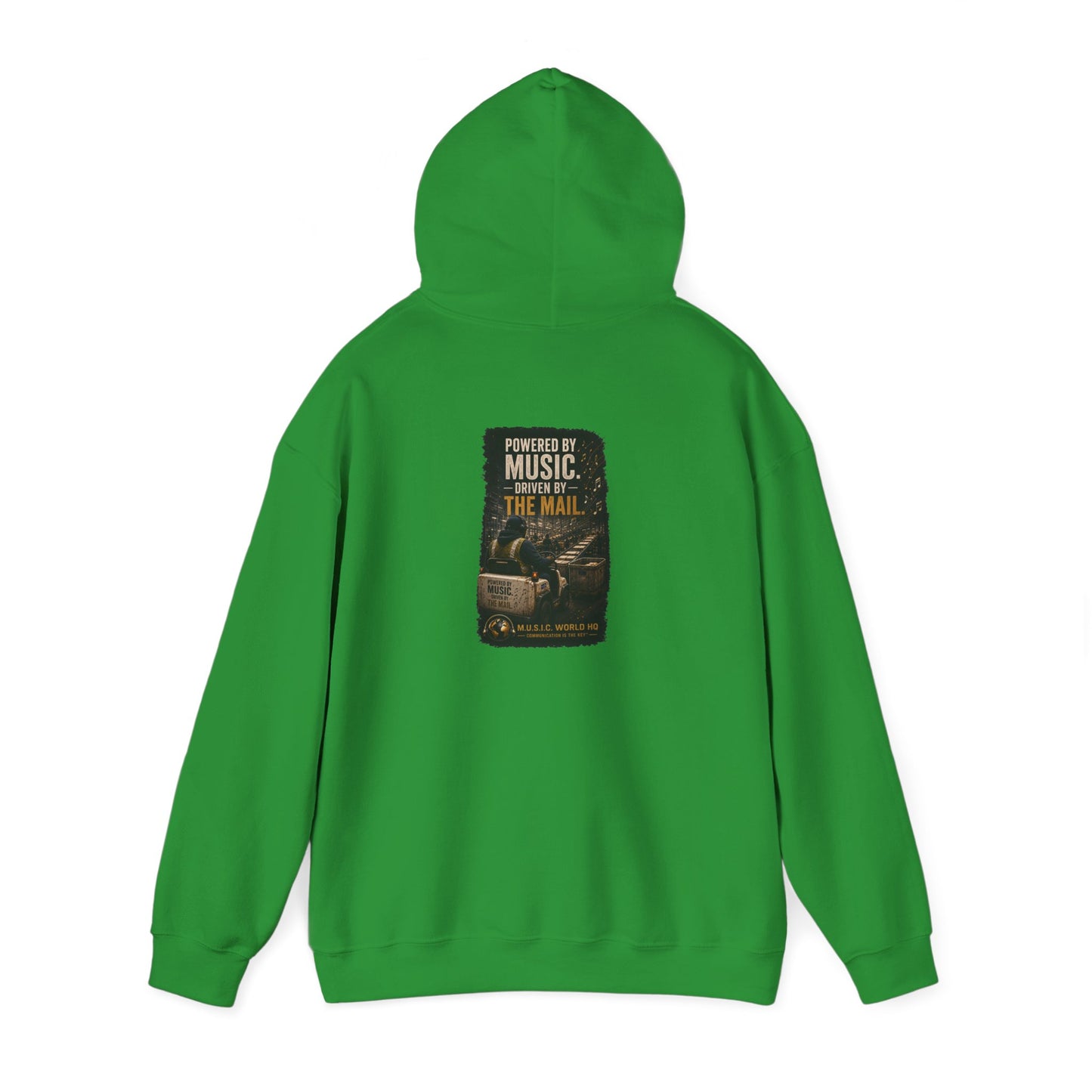 Postal Music - Powered by Music Hoodie - Colorways B