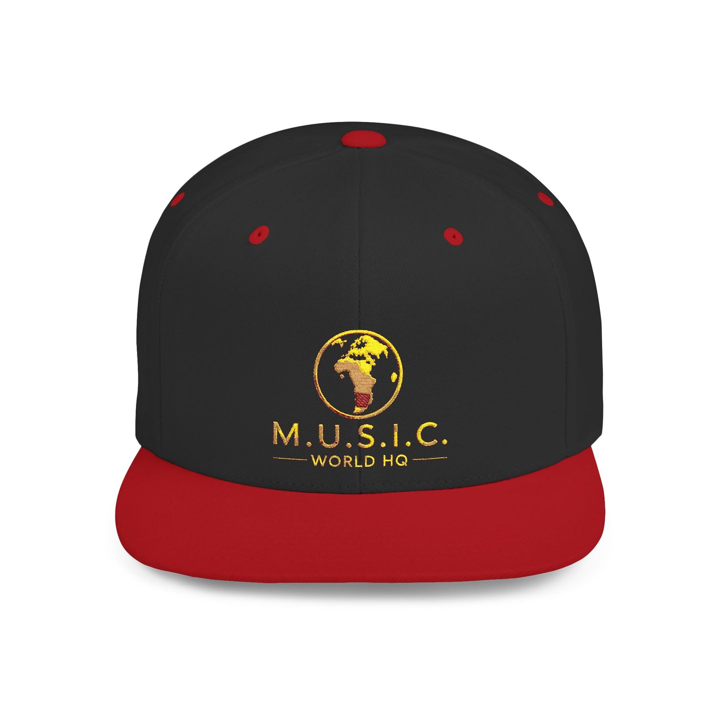 M.U.S.I.C. World HQ Heritage Premium Flat-Bill Snapback
