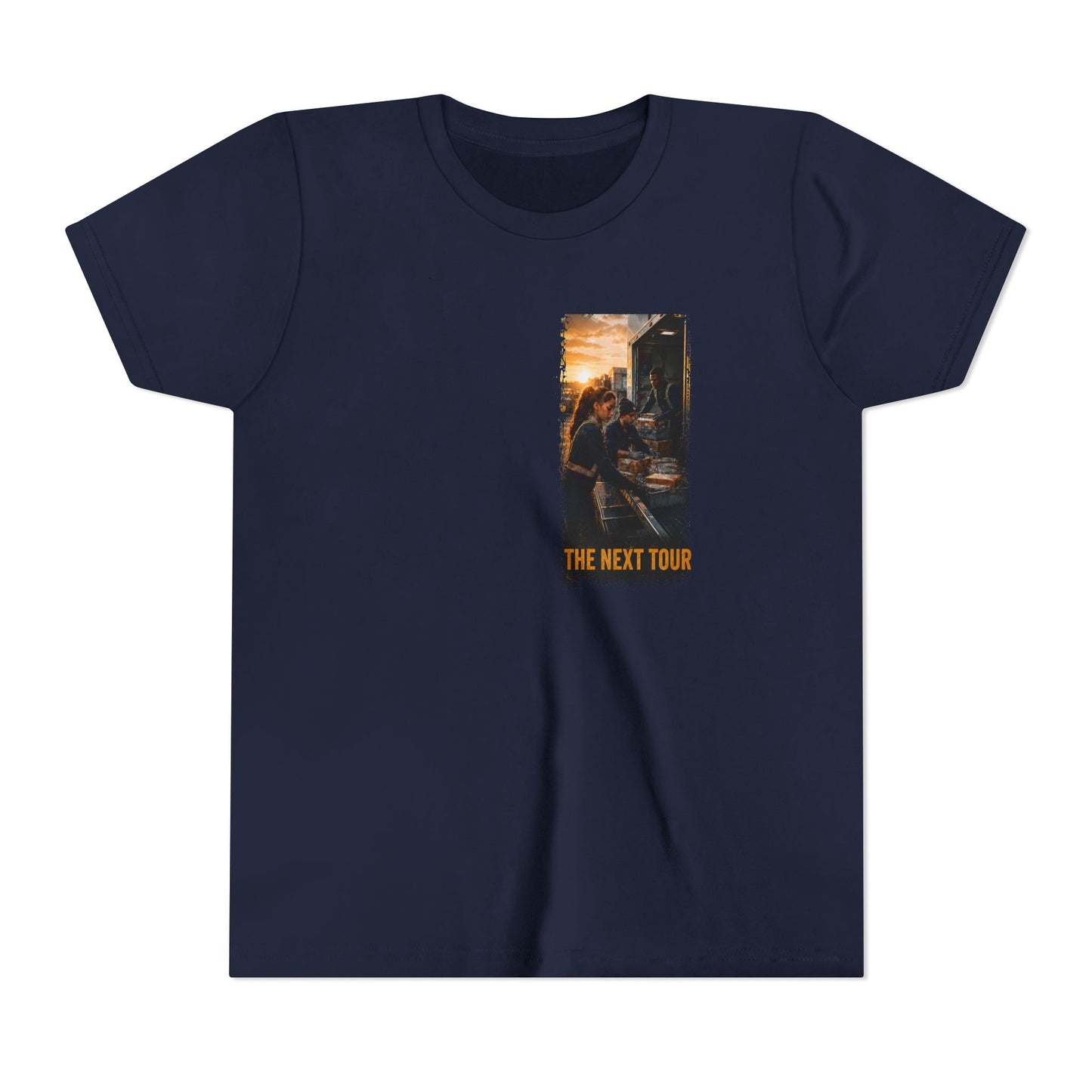 Postal Music — The Next Tour Youth T-Shirt — Color Group 1 of 2