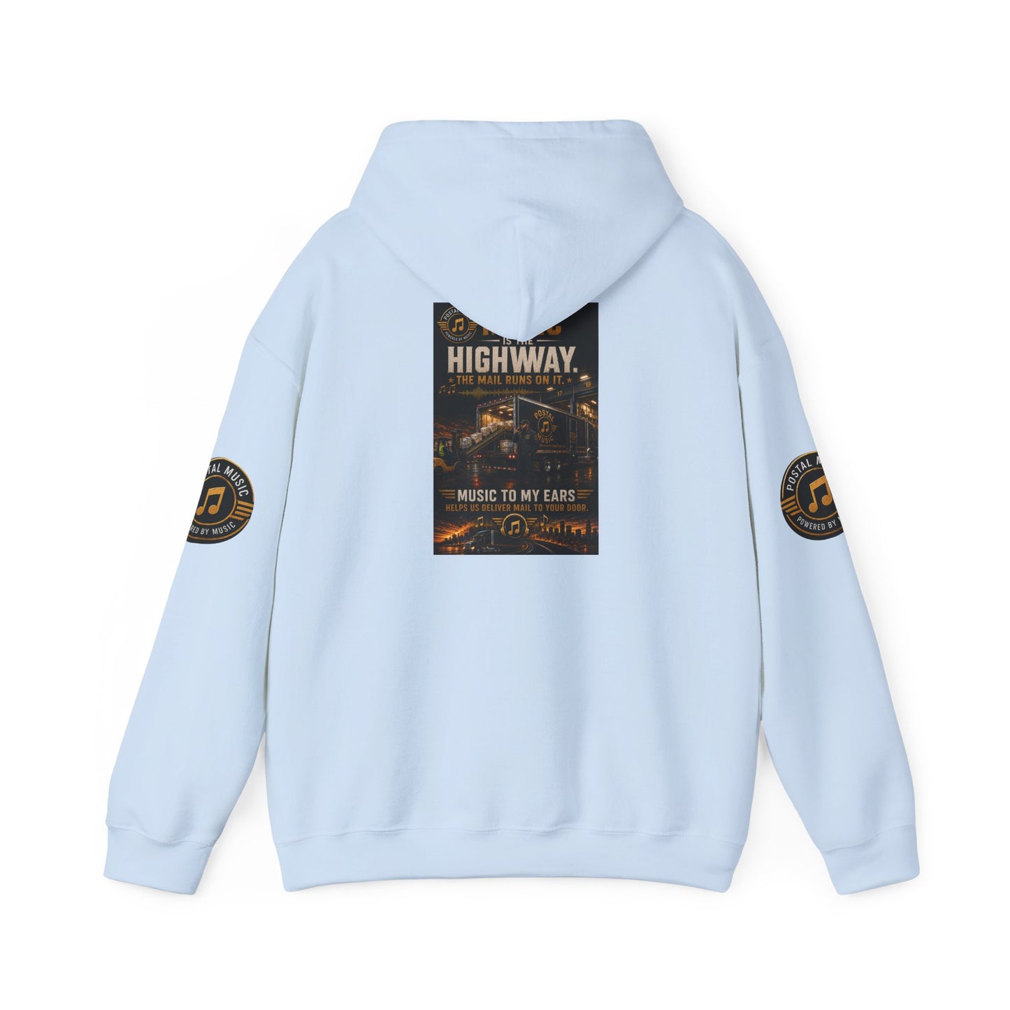Postal Music — Music Is the Highway — Core Pullover Hoodie
