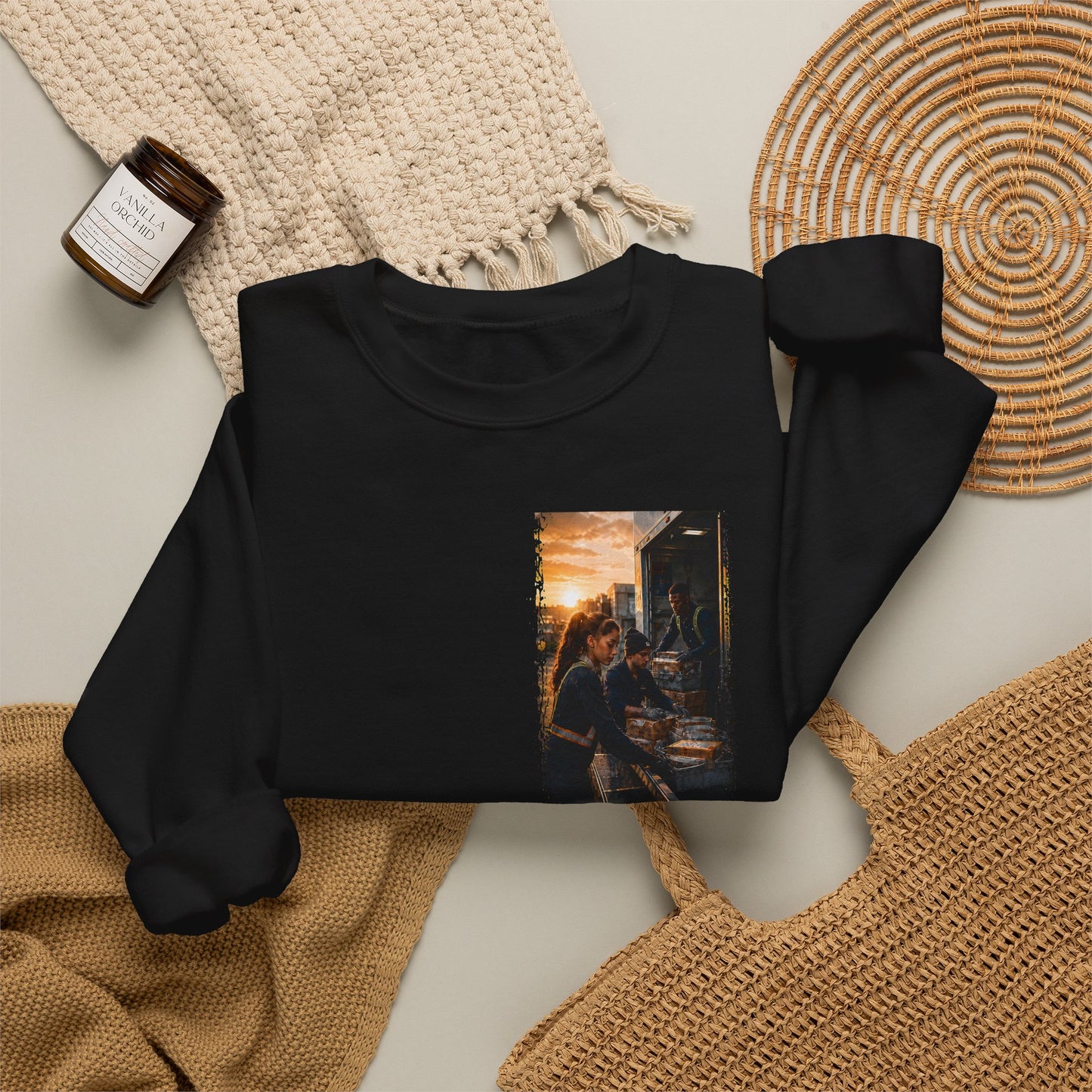 Postal Music — The Next Tour Core Crewneck Sweatshirt — Color Group 1 of 3