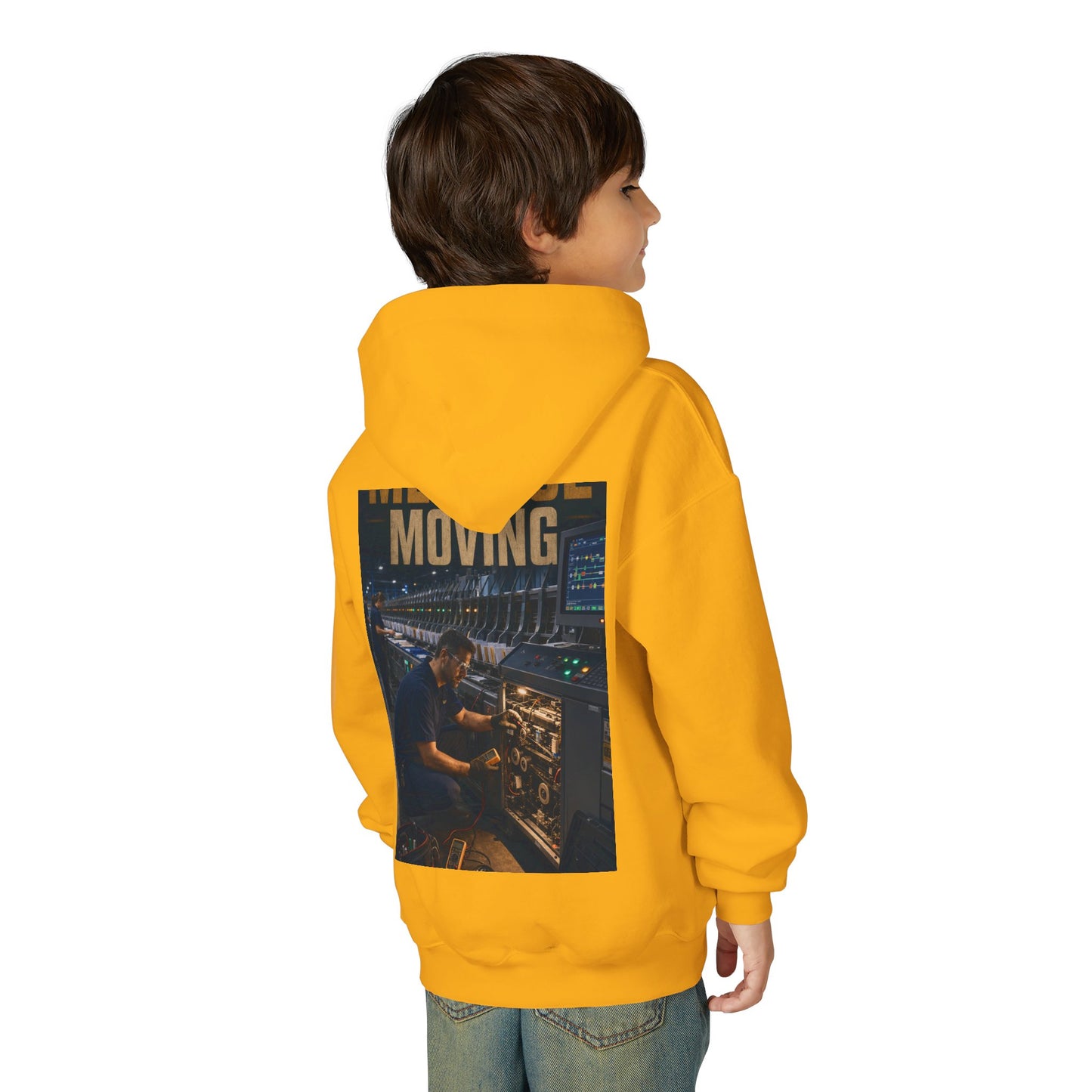 Postal Music — Keep the Message Moving — Youth Hoodie