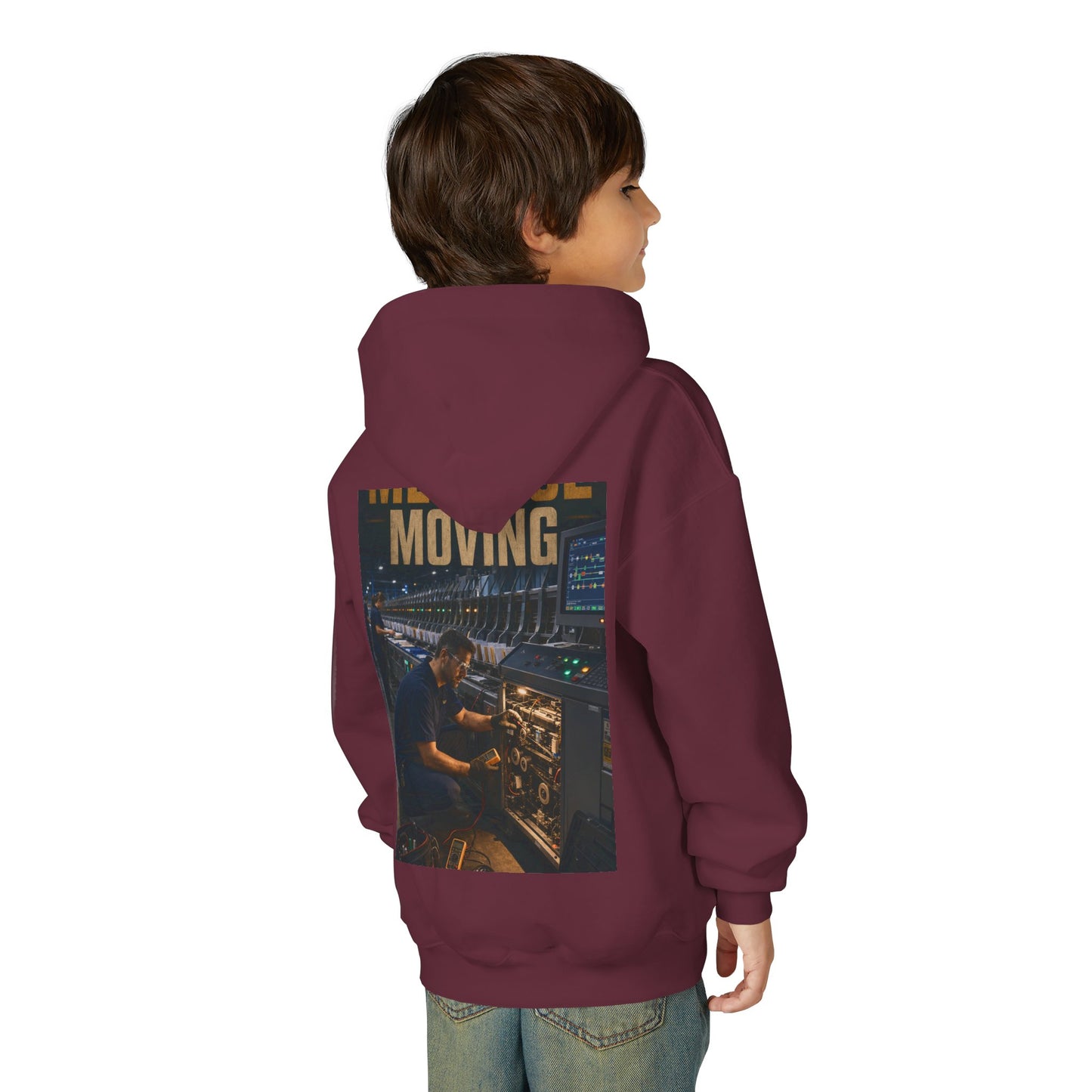 Postal Music — Keep the Message Moving — Youth Hoodie