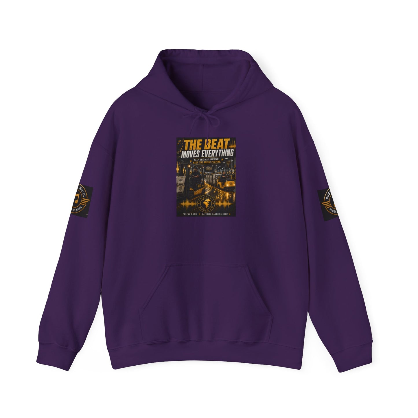 The Beat Moves Everything — Men's Hoodie | Postal Music