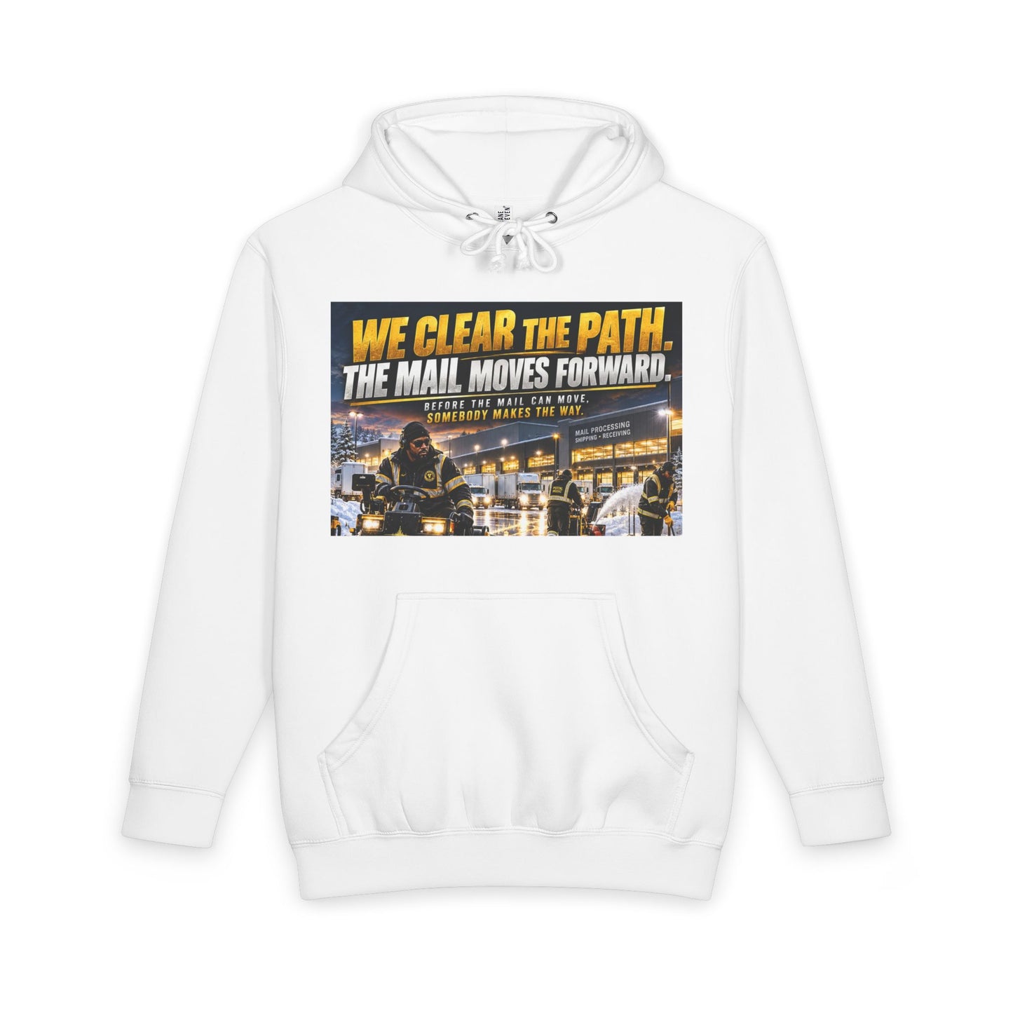 Postal Music - We Clear the Path - Men's Heavyweight Hoodie