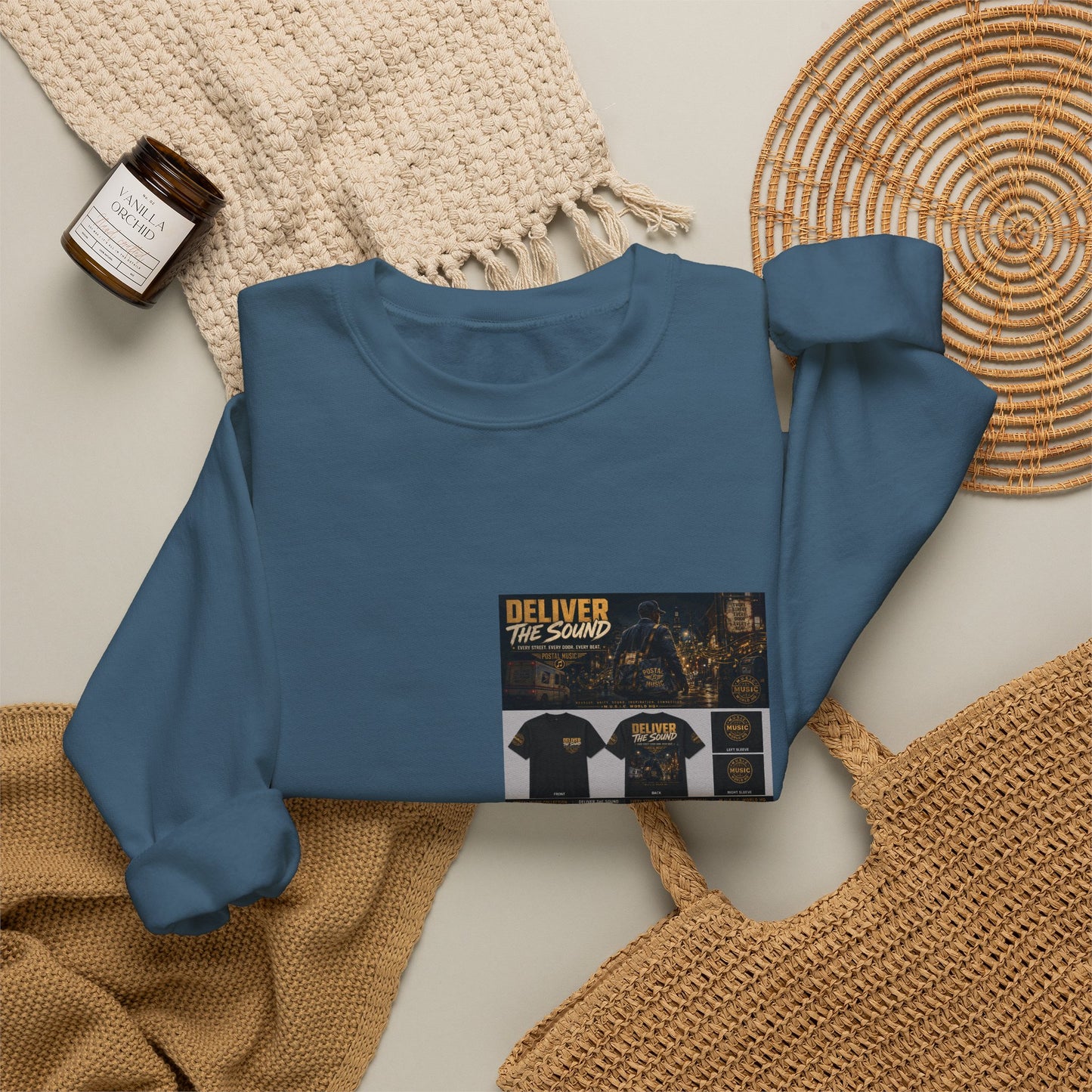 Postal Music — Deliver the Sound — Core Crewneck Sweatshirt