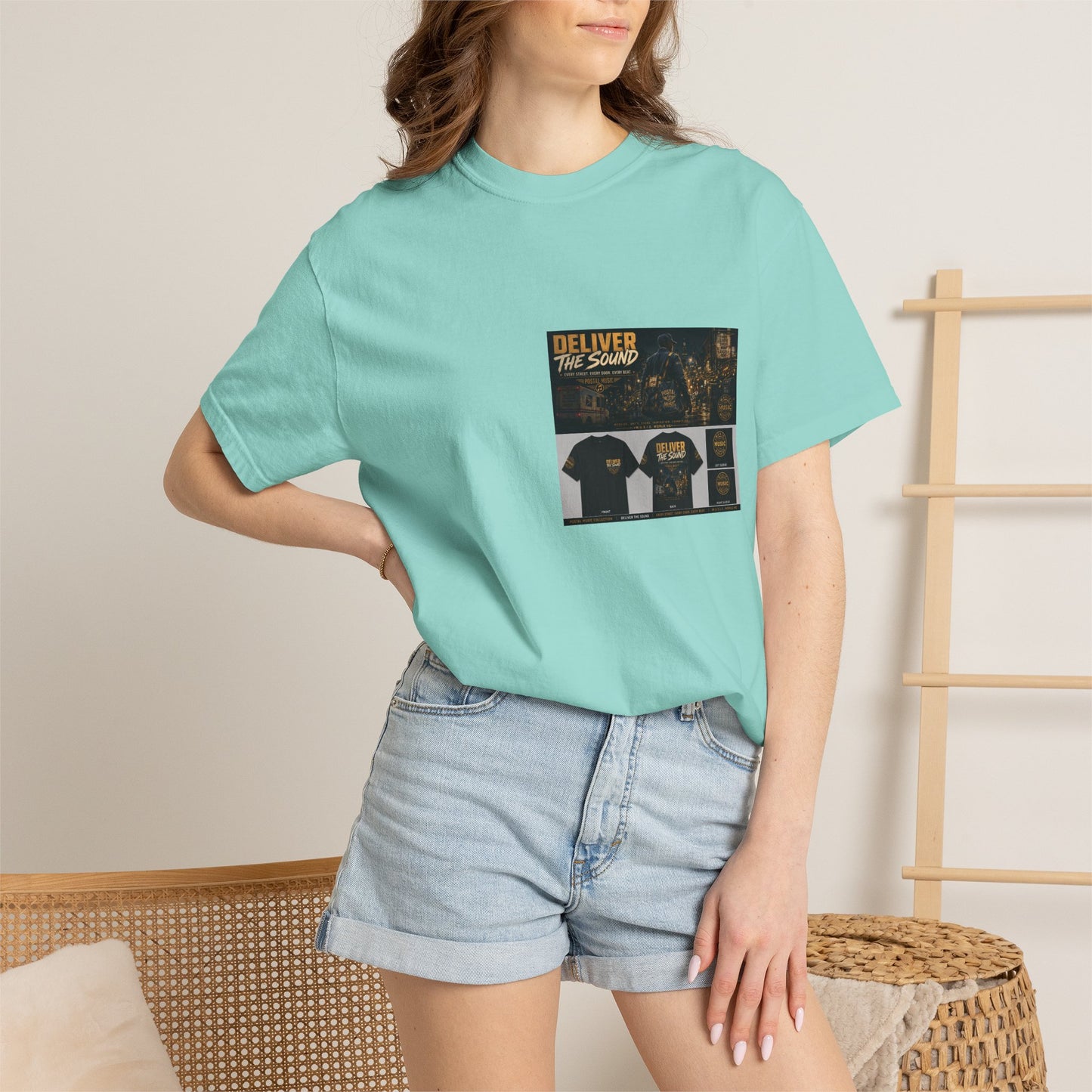 Postal Music — Deliver the Sound — Garment-Dyed T-Shirt
