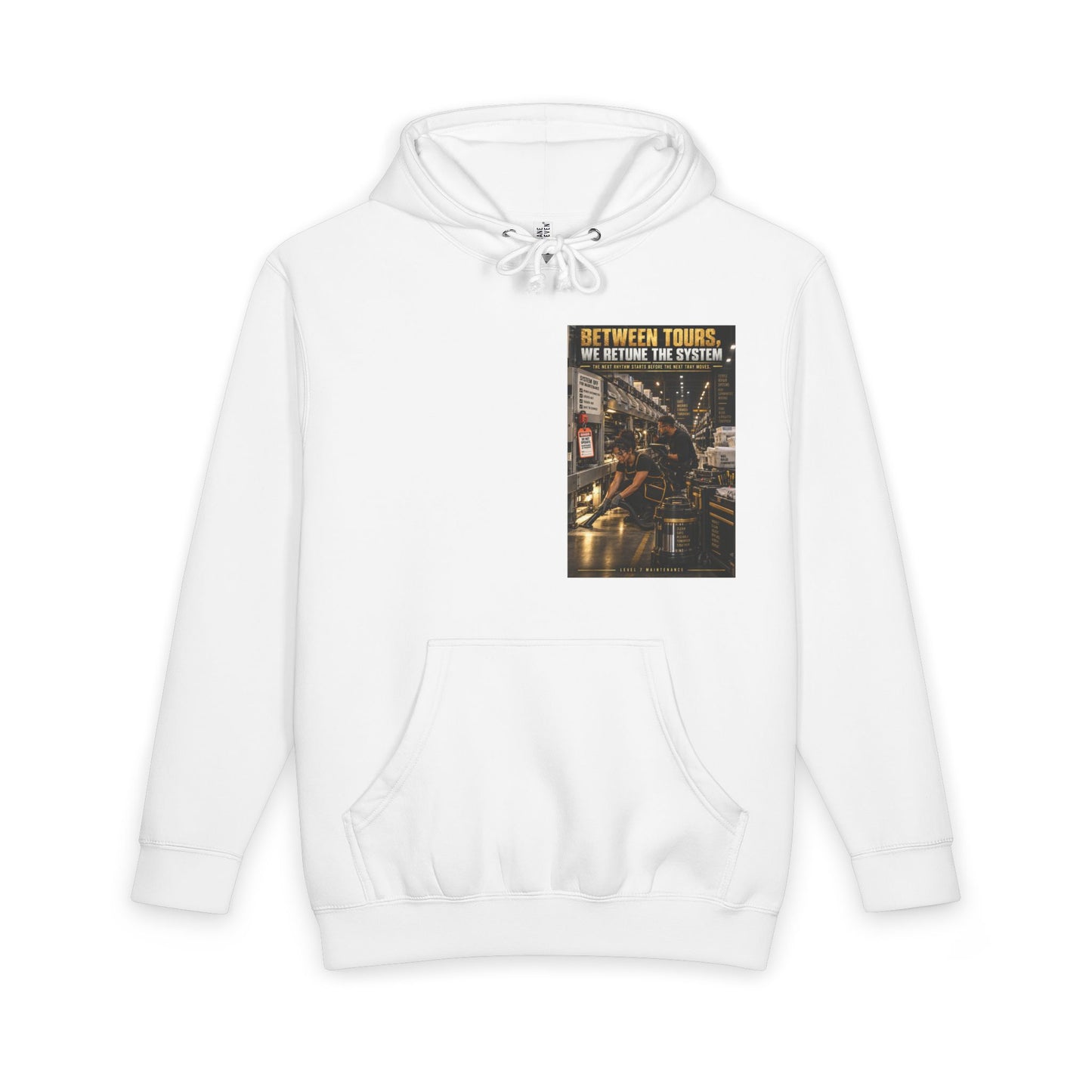 Postal Music - Between Tours, We Retune the System - Heavyweight Pullover Hoodie