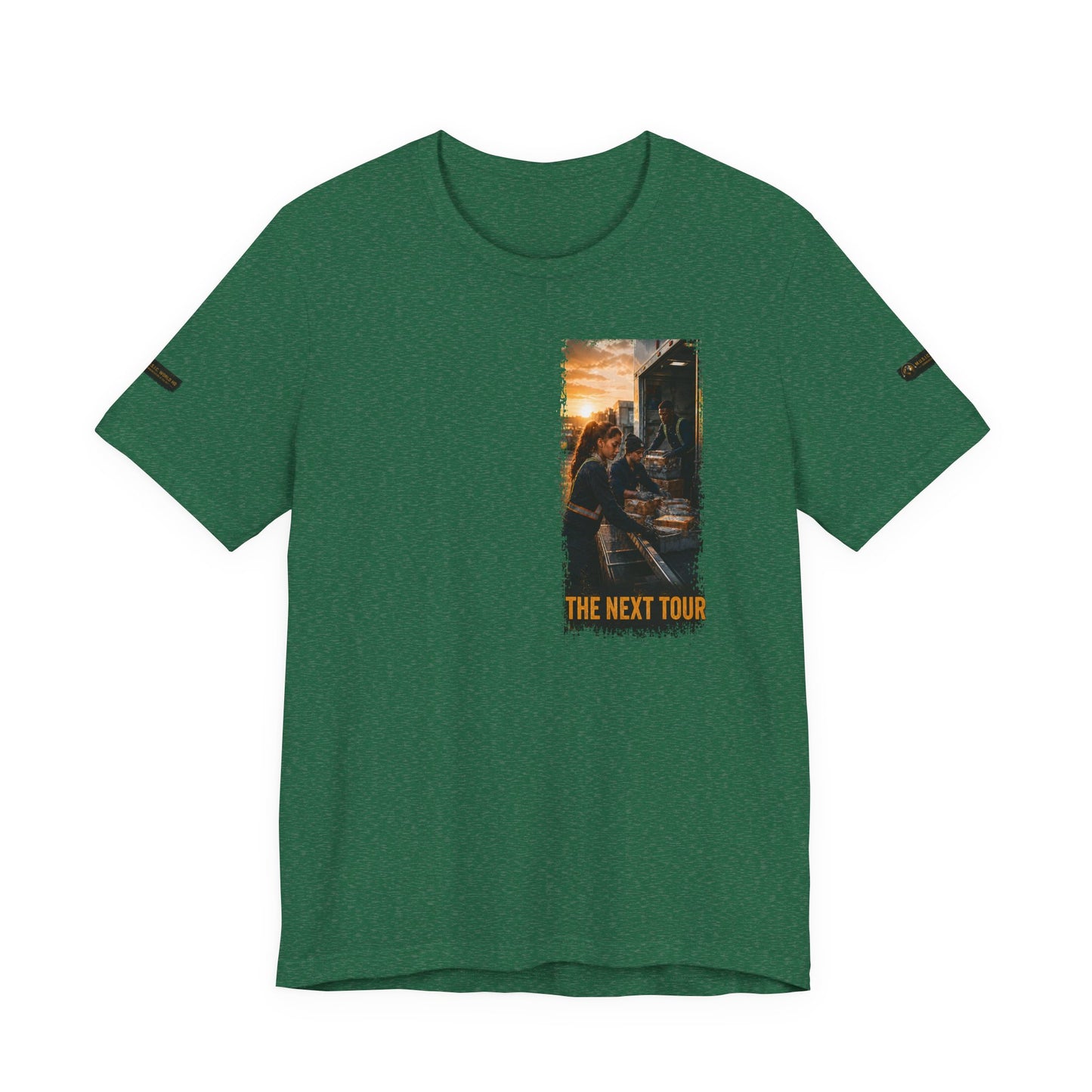 Postal Music — The Next Tour Premium Unisex T-Shirt — Color Group 4 of 11