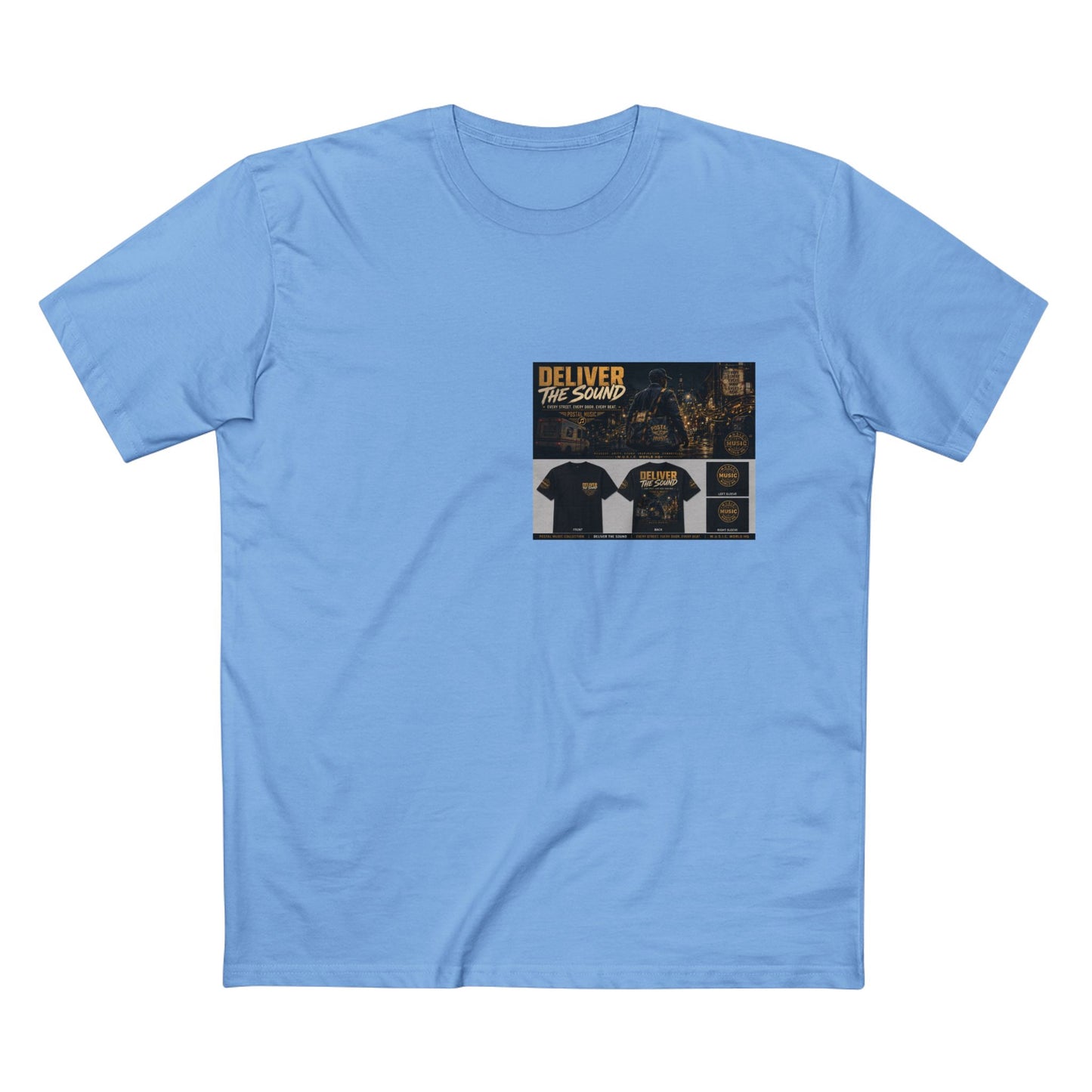 Postal Music — Deliver the Sound — Streetwear T-Shirt