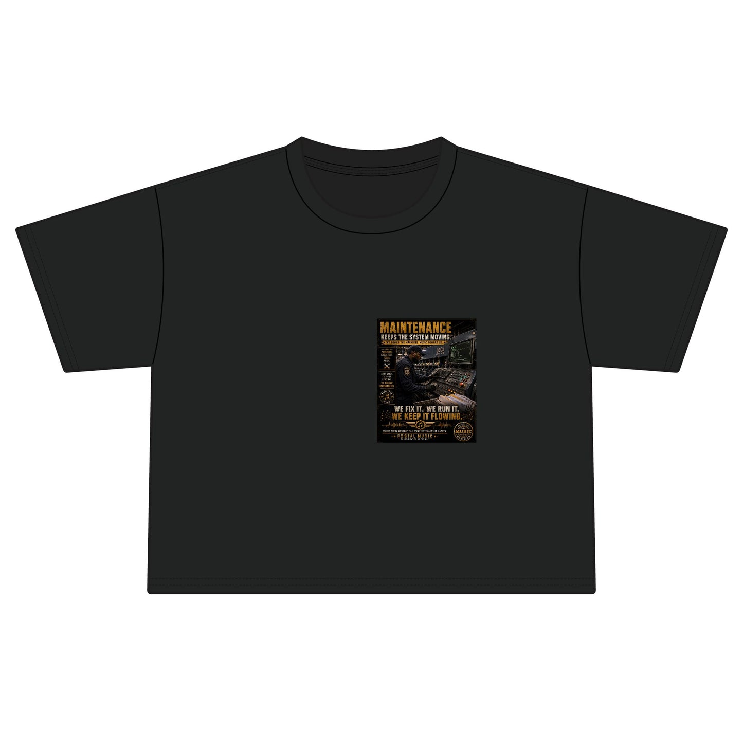 Postal Music — Maintenance Keeps the System Moving — Women's Boxy T-Shirt