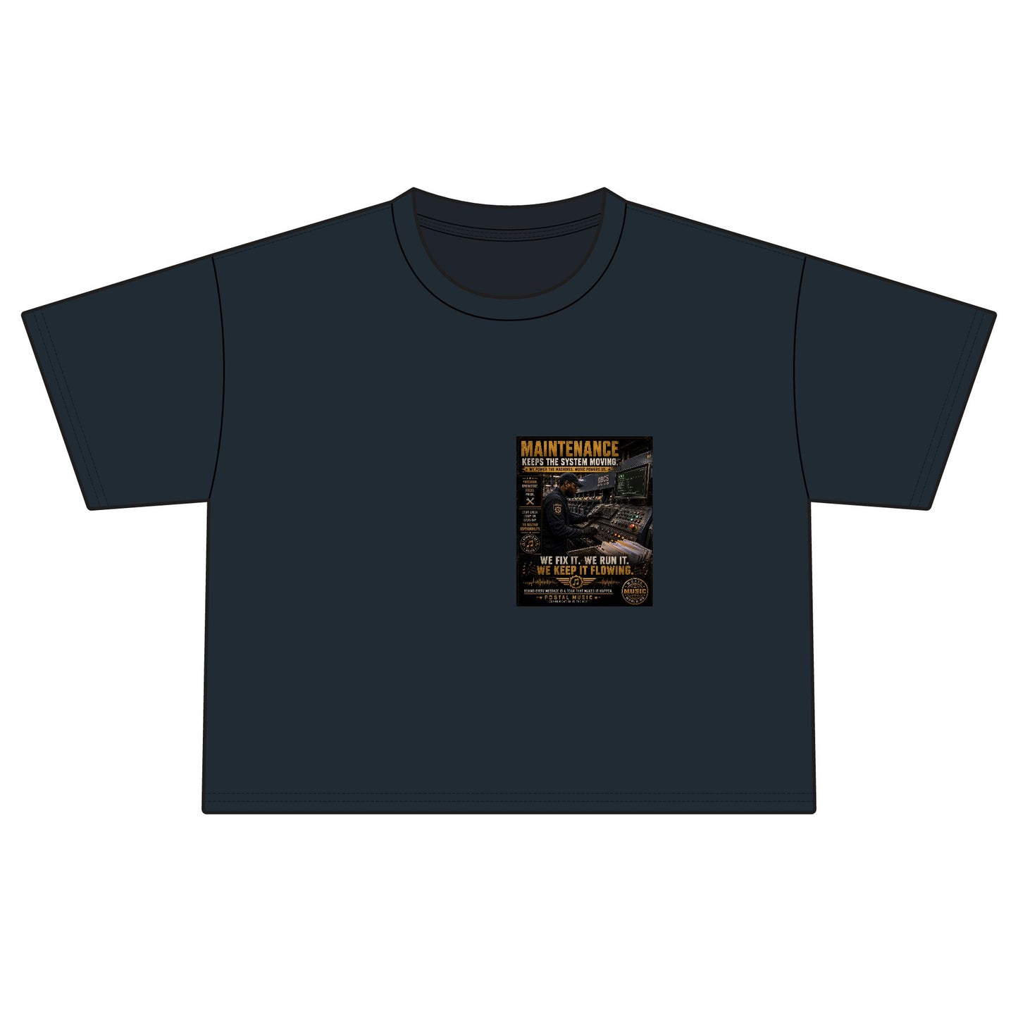 Postal Music — Maintenance Keeps the System Moving — Women's Boxy T-Shirt
