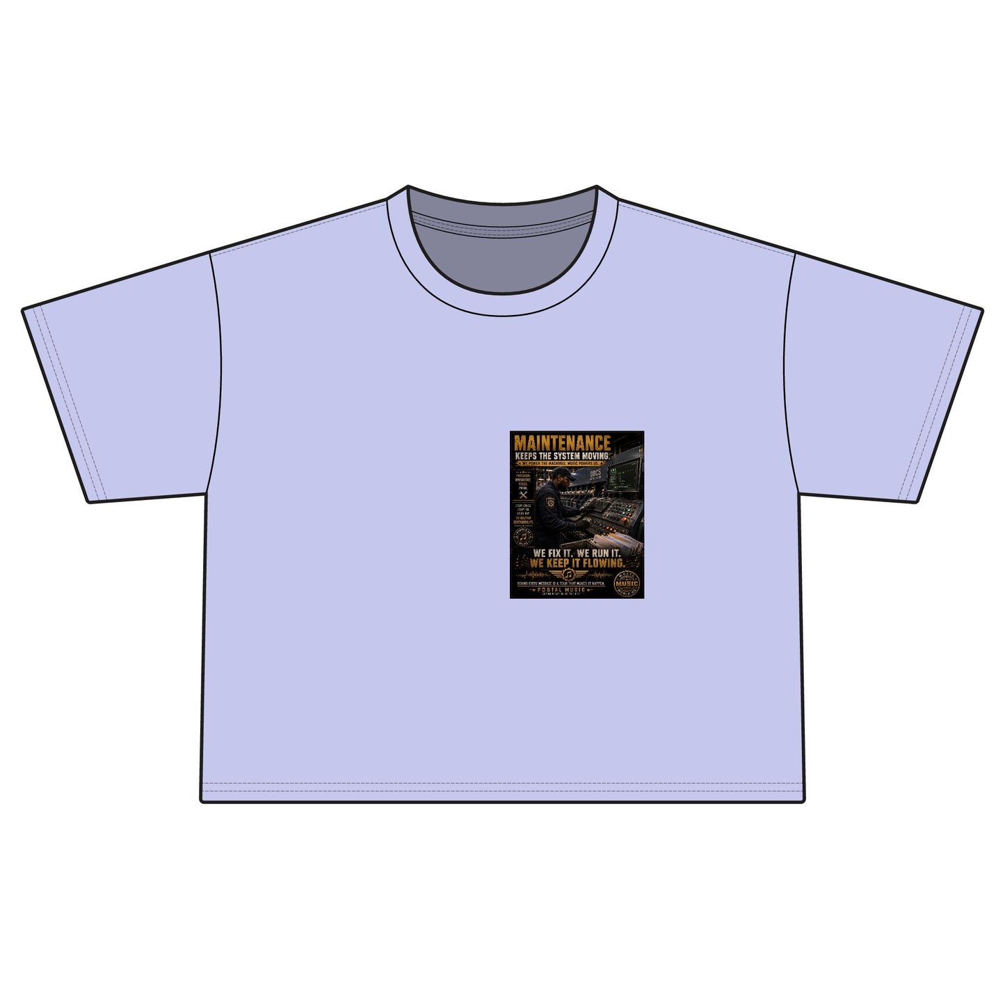 Postal Music — Maintenance Keeps the System Moving — Women's Boxy T-Shirt