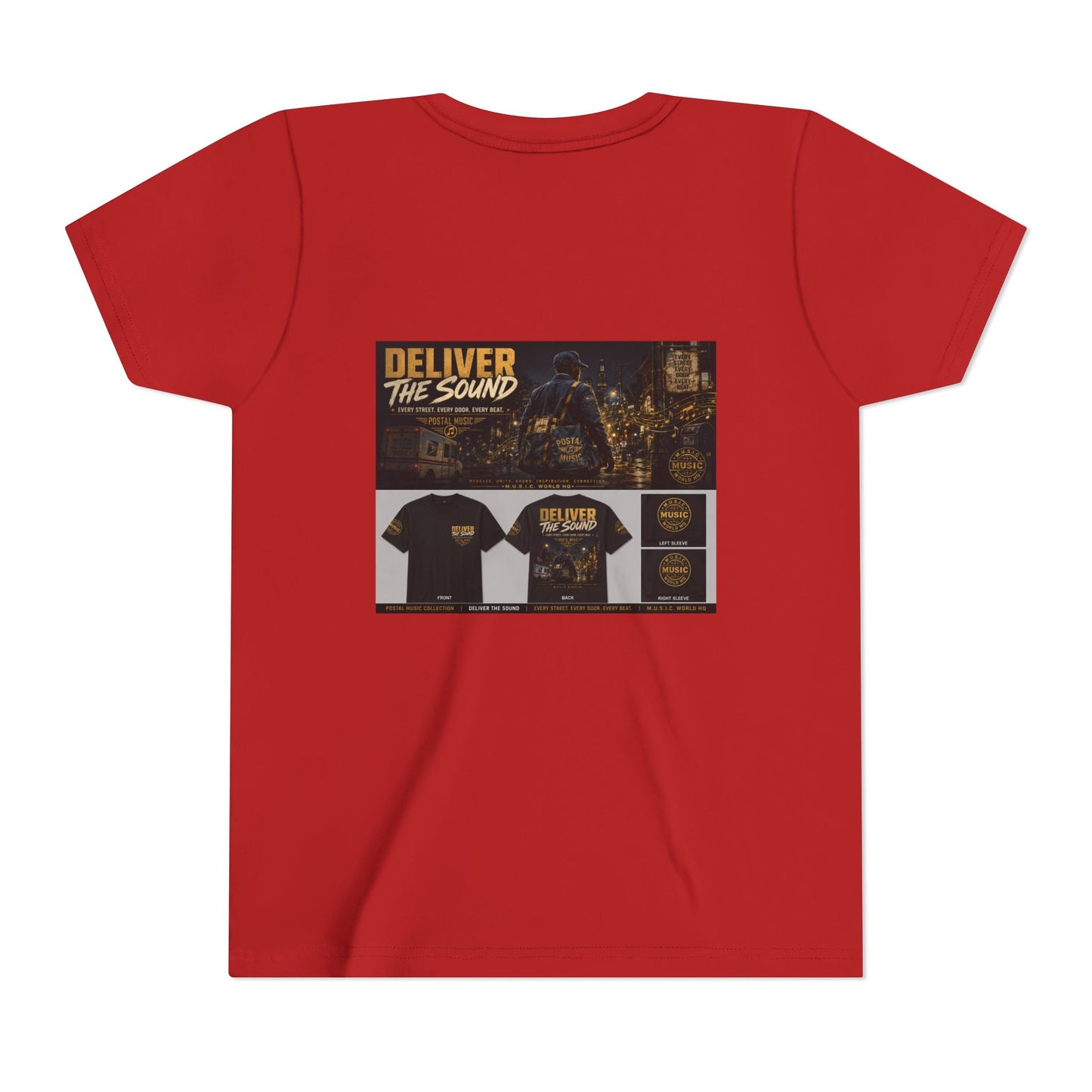 Postal Music — Deliver the Sound — Youth T-Shirt